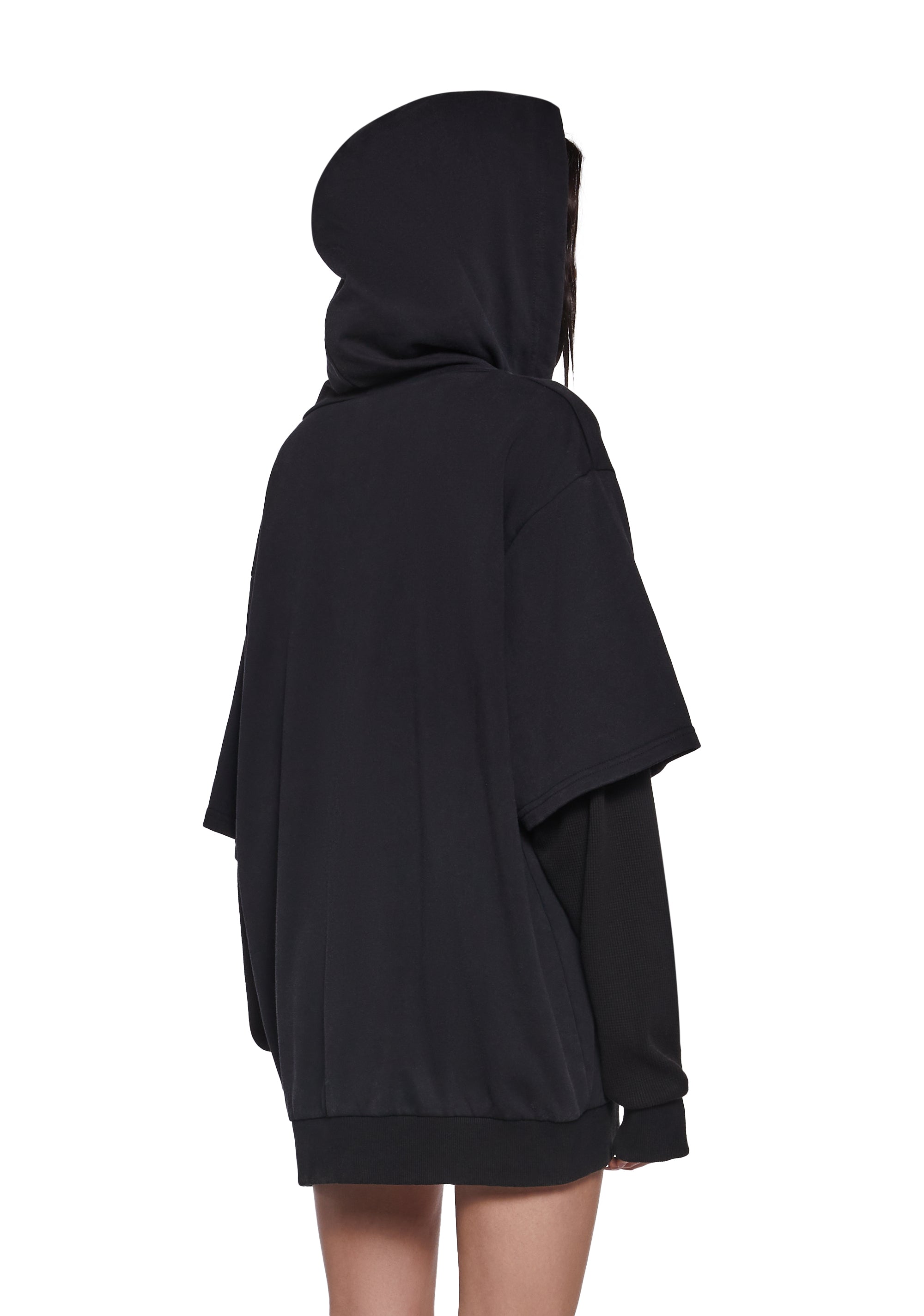 Tattered & Torn Knit Hoodie - Image 4