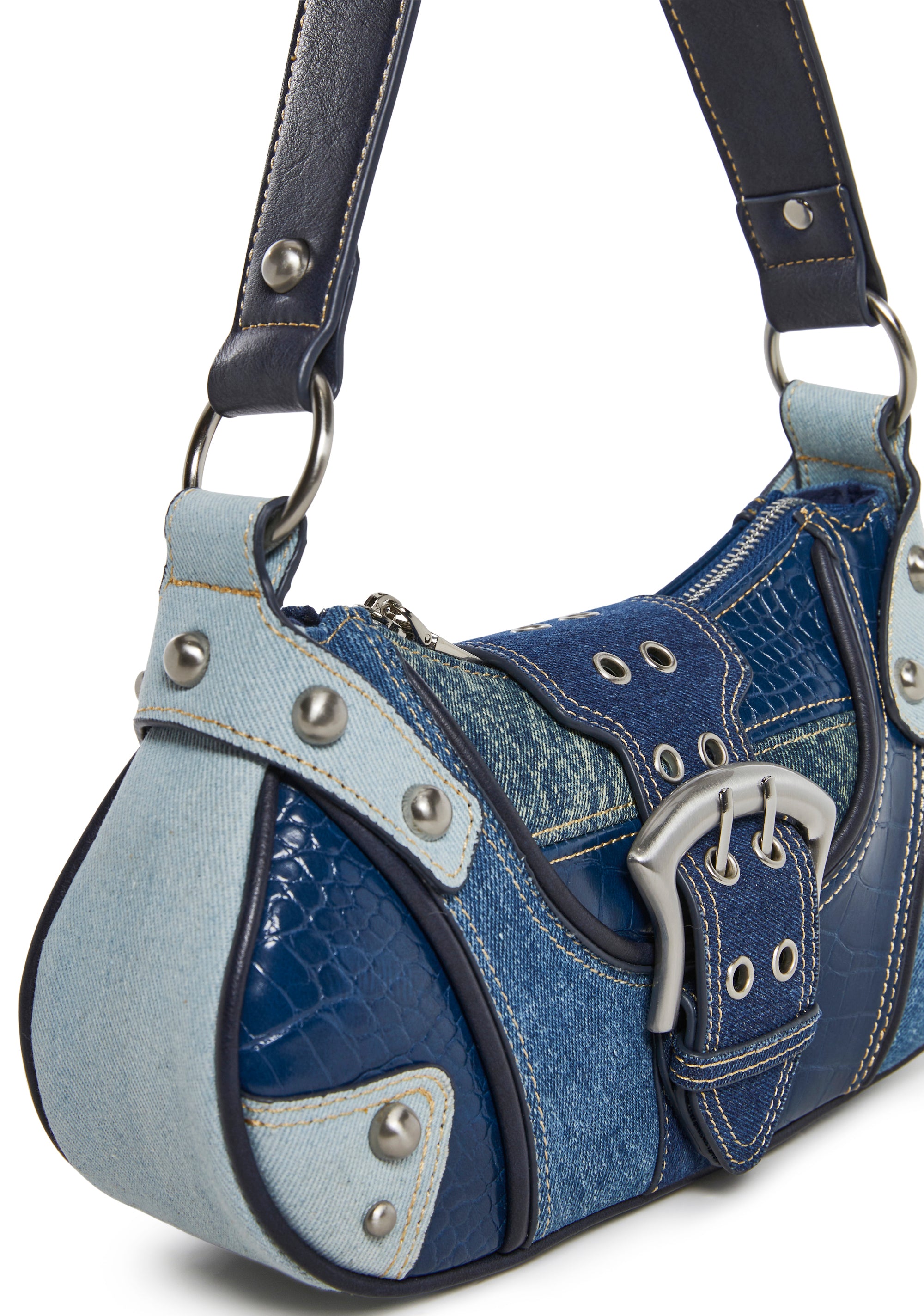 Alternative view of Savage Ways Denim Shoulder Bag