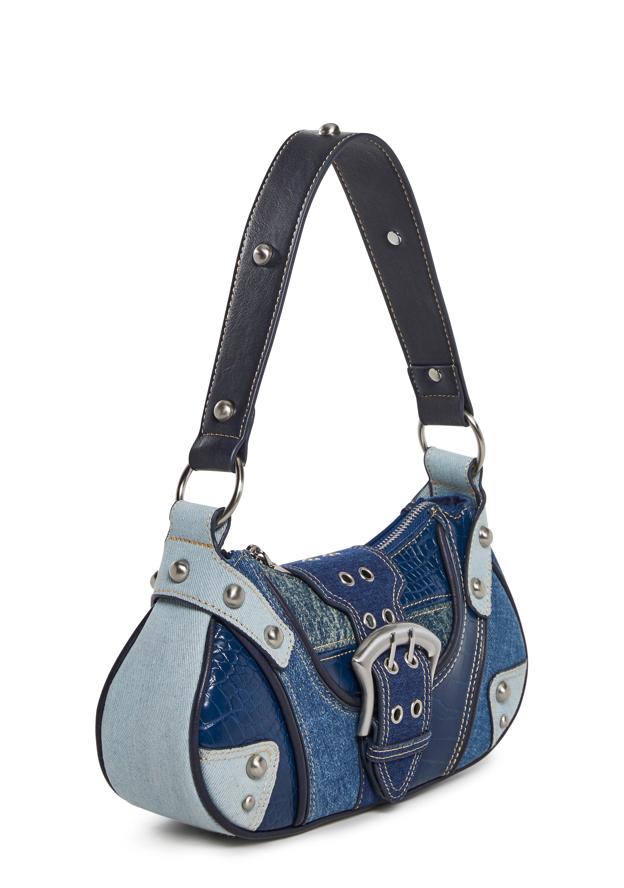 Savage Ways Denim Shoulder Bag - Image 3