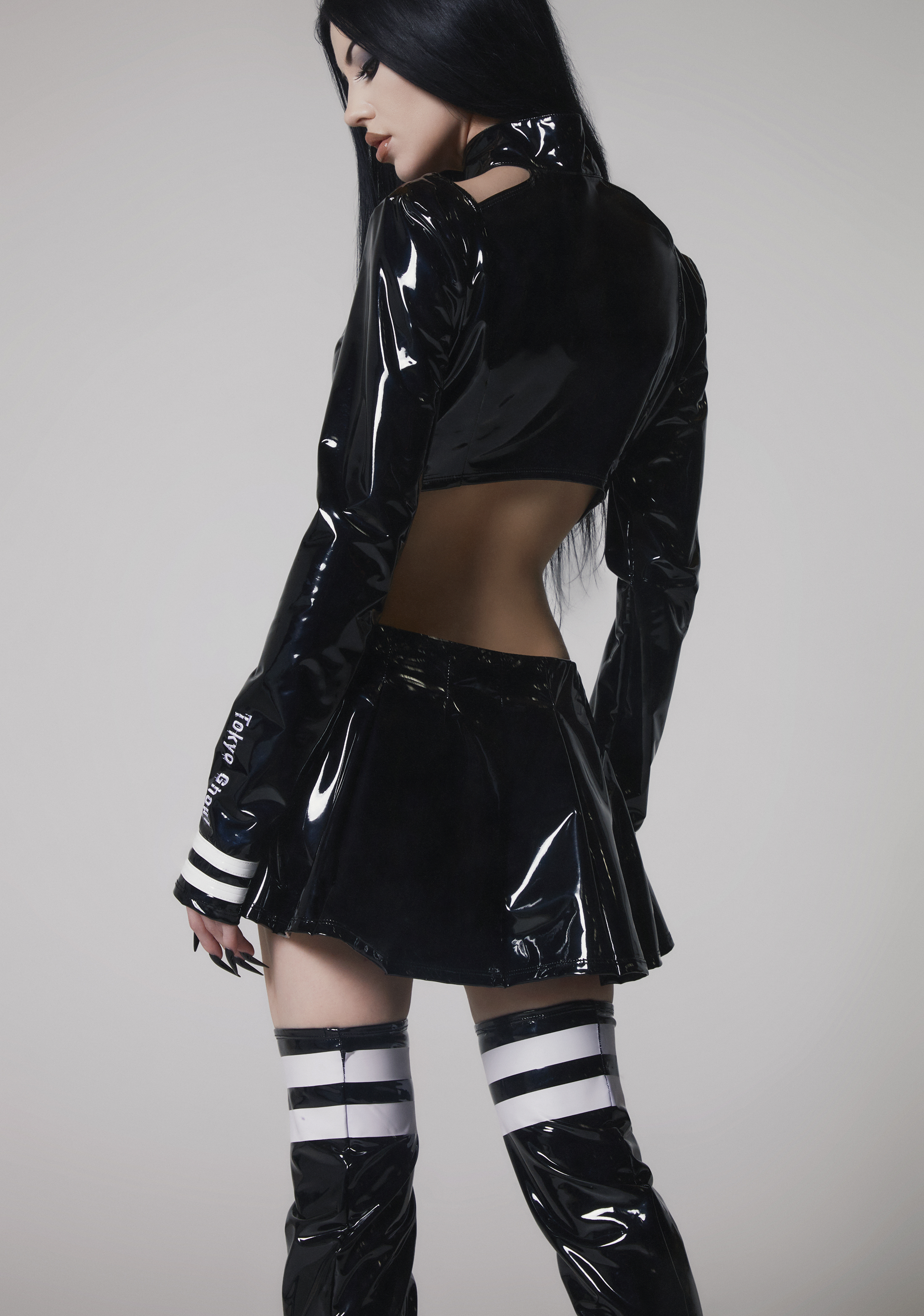 Kaneki Cosplay Mini Dress And Legwarmer Set - Image 8
