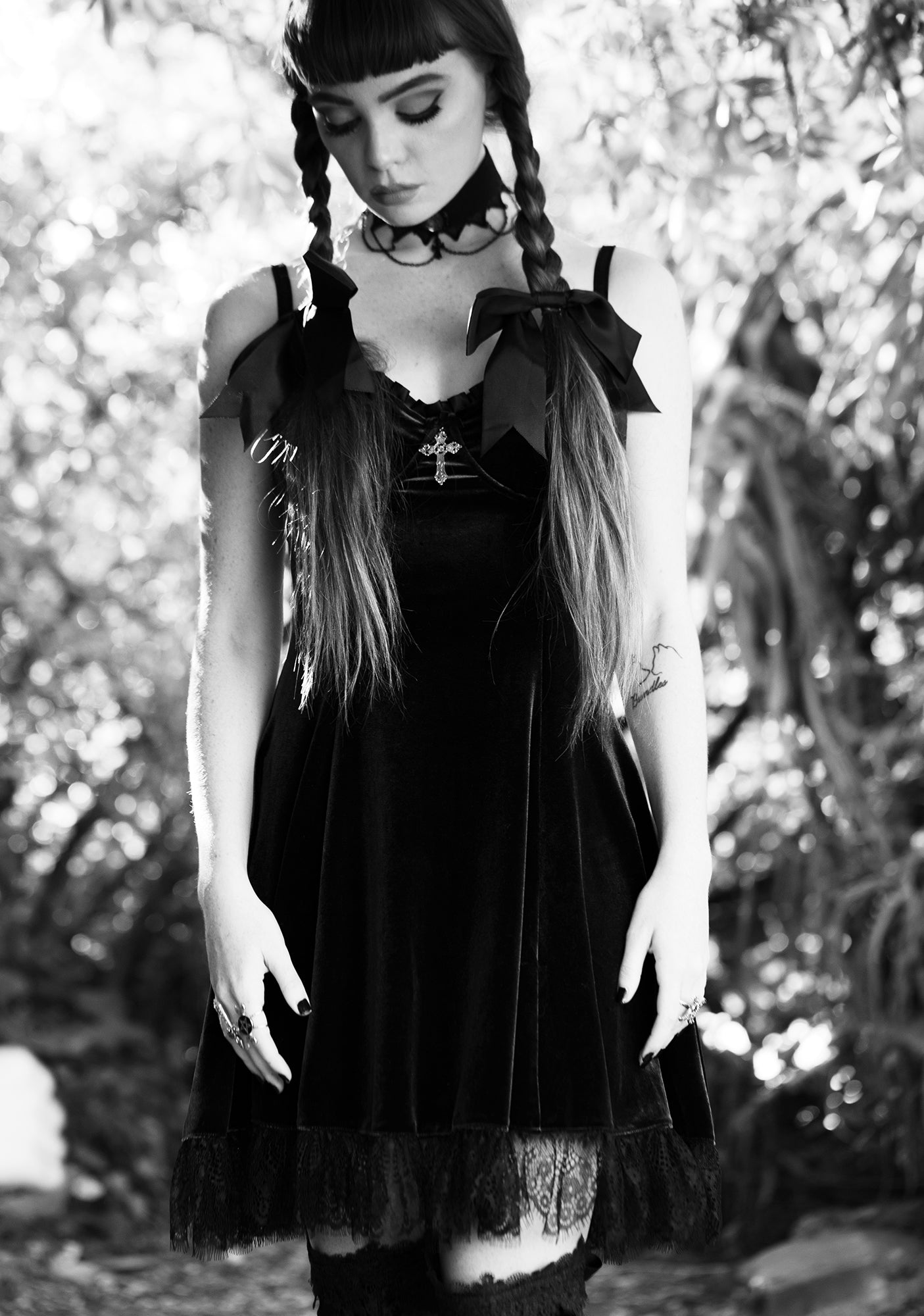 Blind Faith Velvet Dress - Image 6