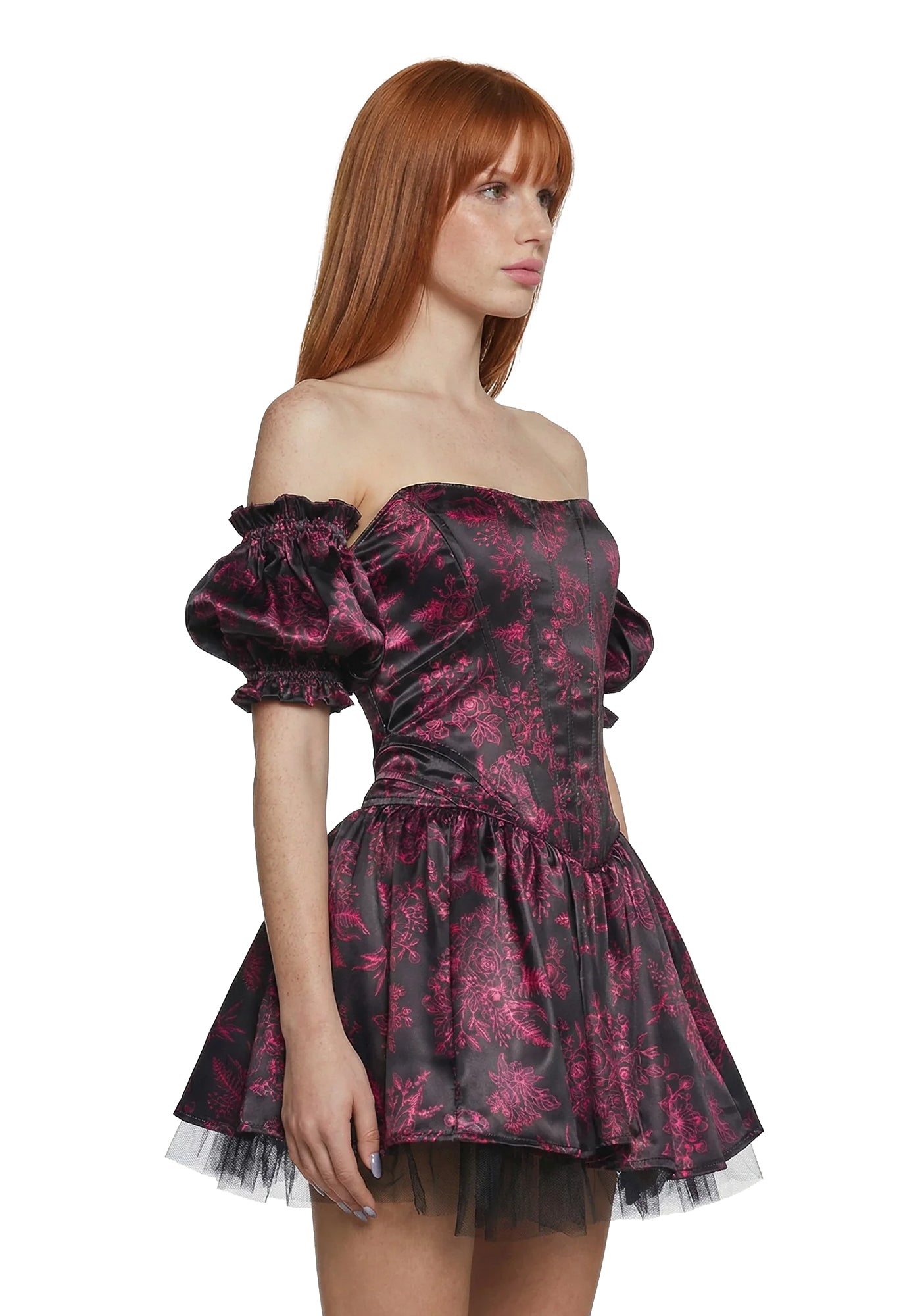 Holding Court Corset Dress - Black - Image 3