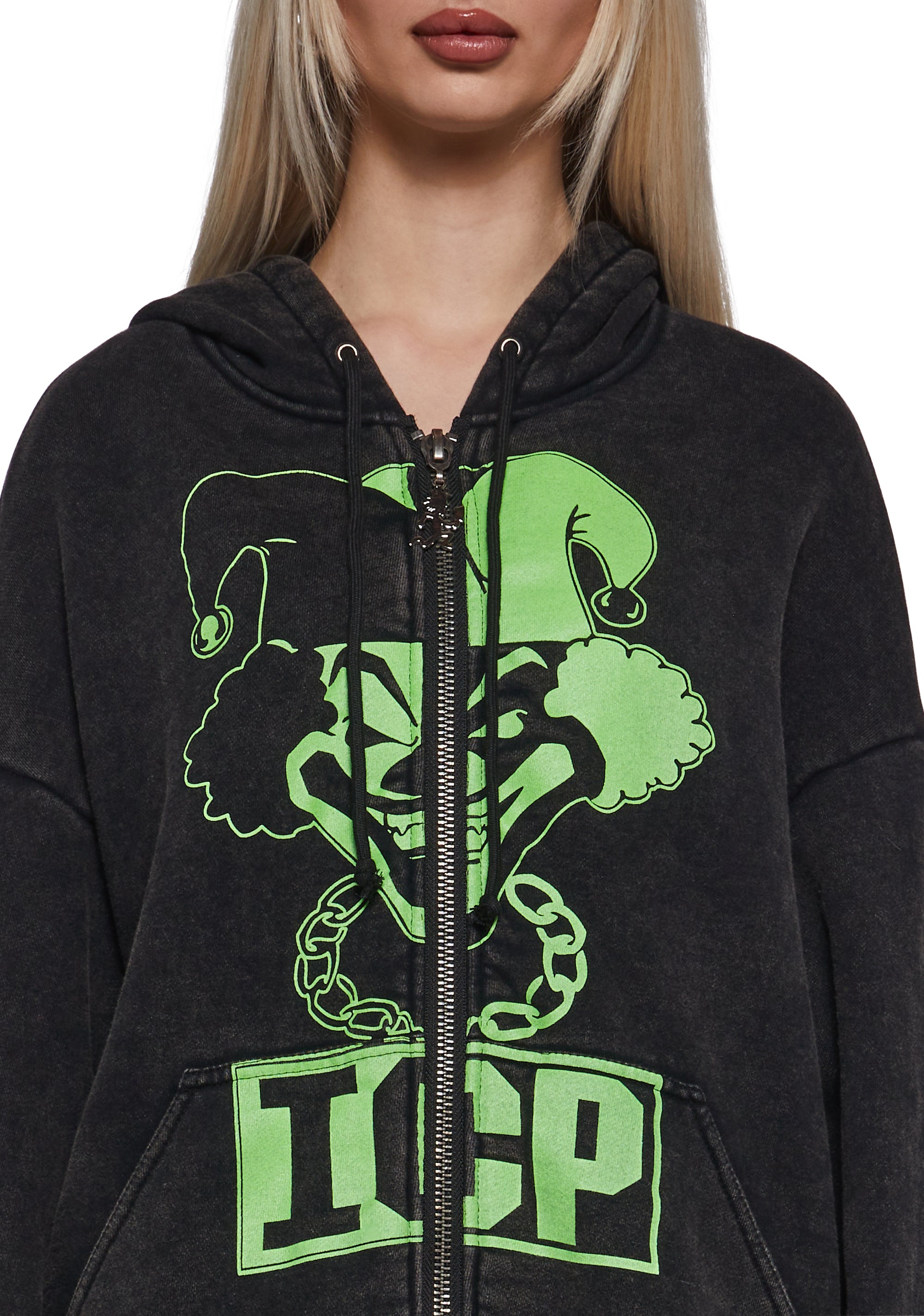 Glow In The Dark Juggla Washed Hoodie - Image 6