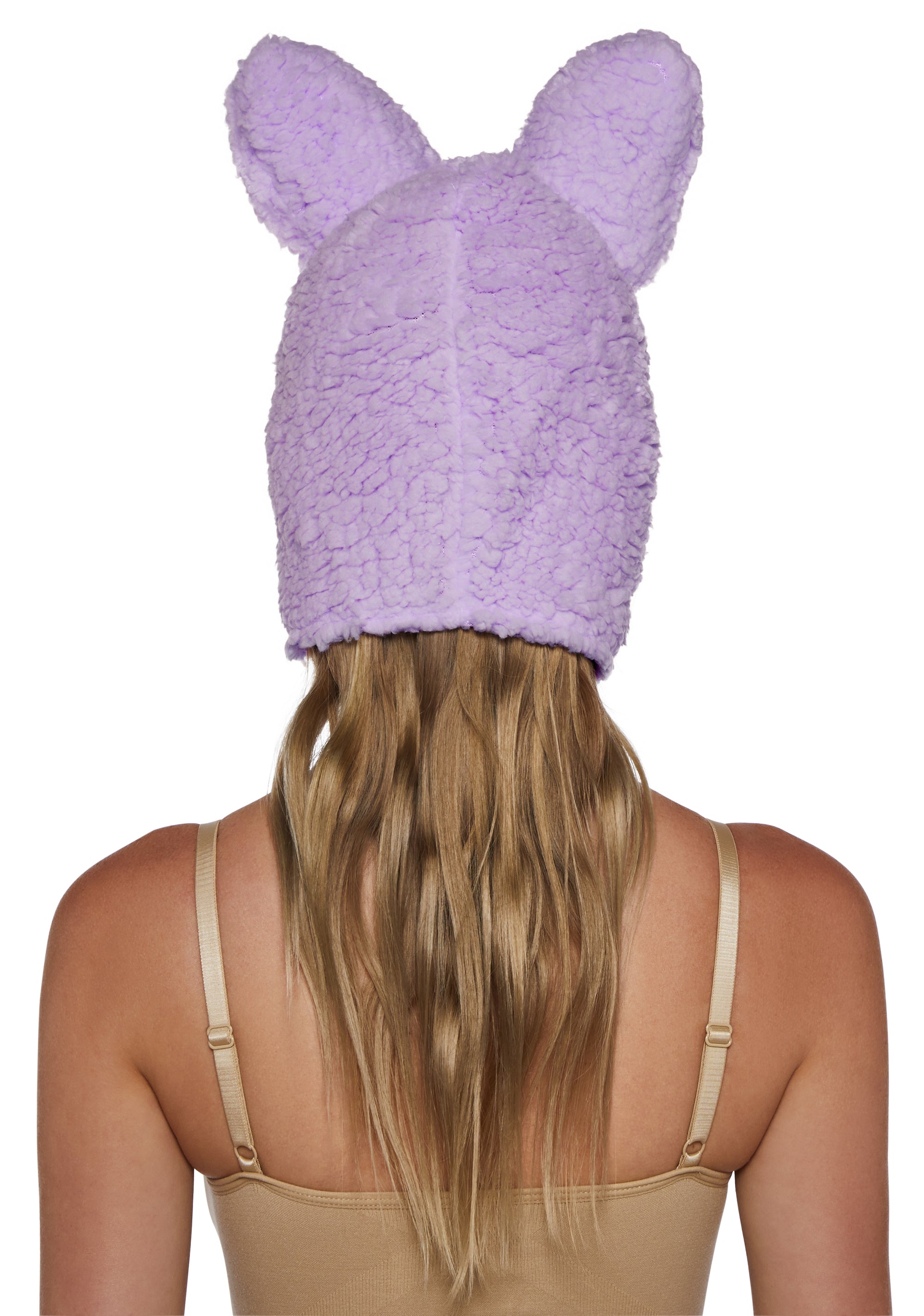 Little Monster Costume Hood - Lavender - Image 4