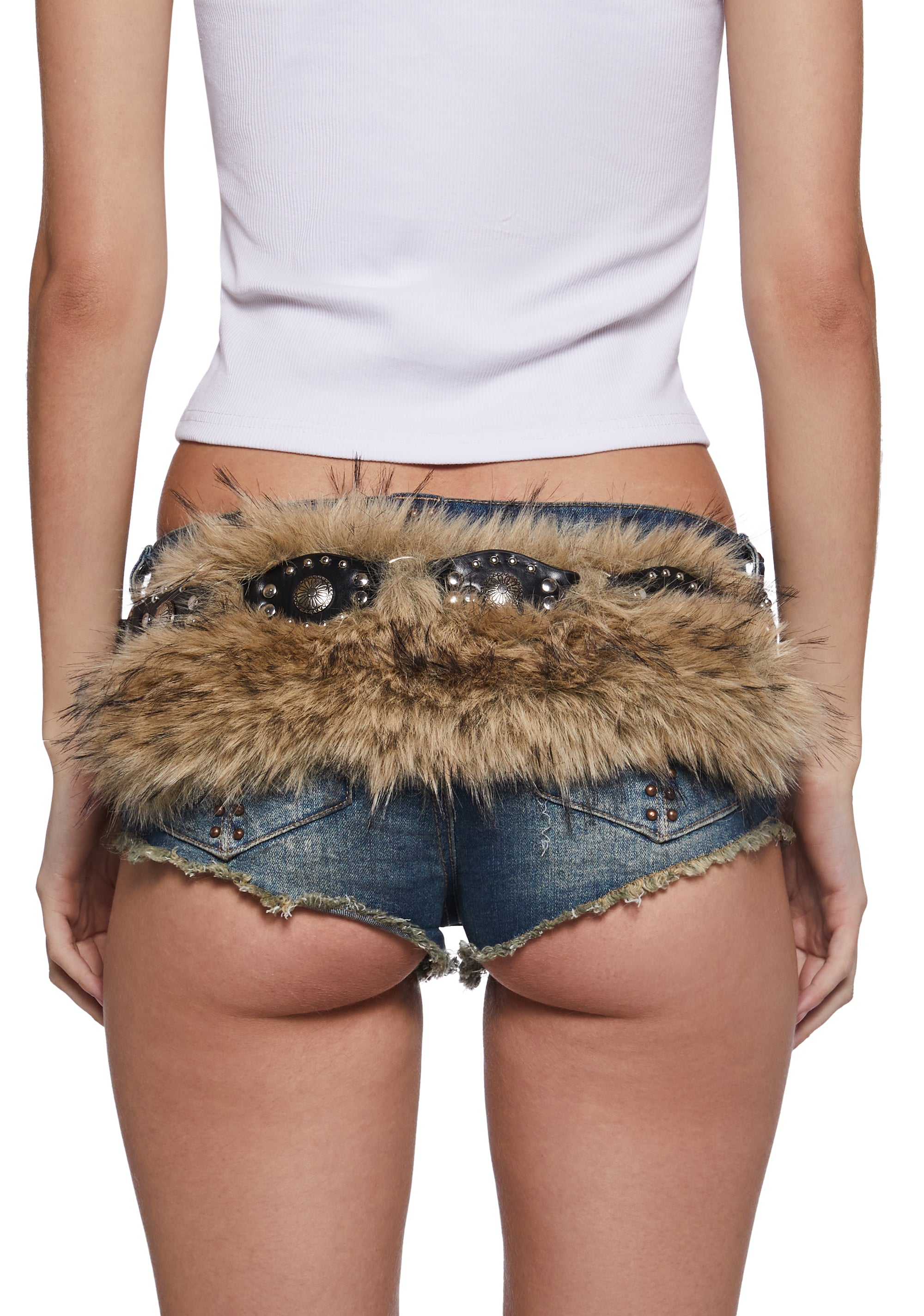 No Shade Studded Buckle Belt - Image 4