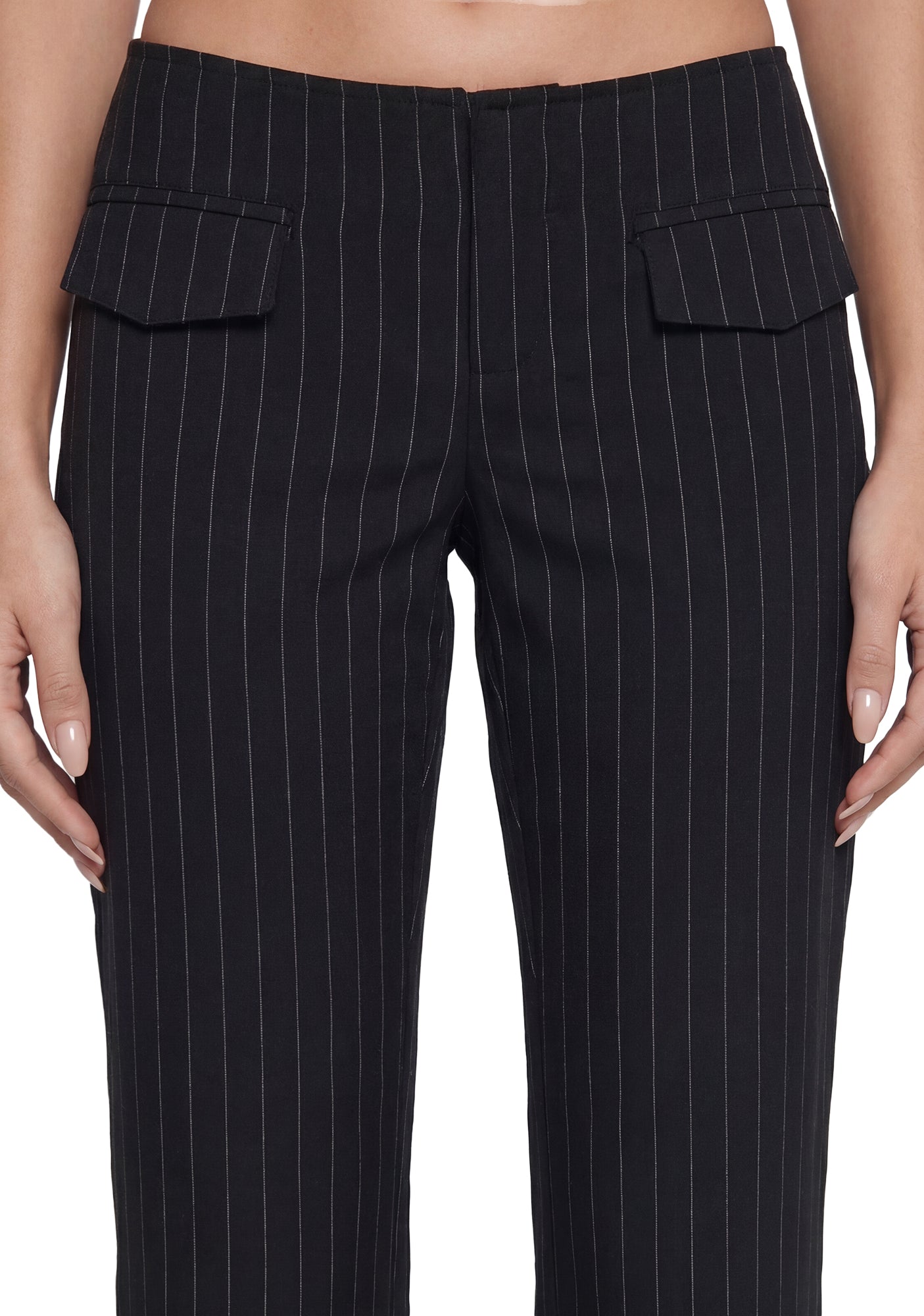 Gwen Pinstripe Capris - Image 5