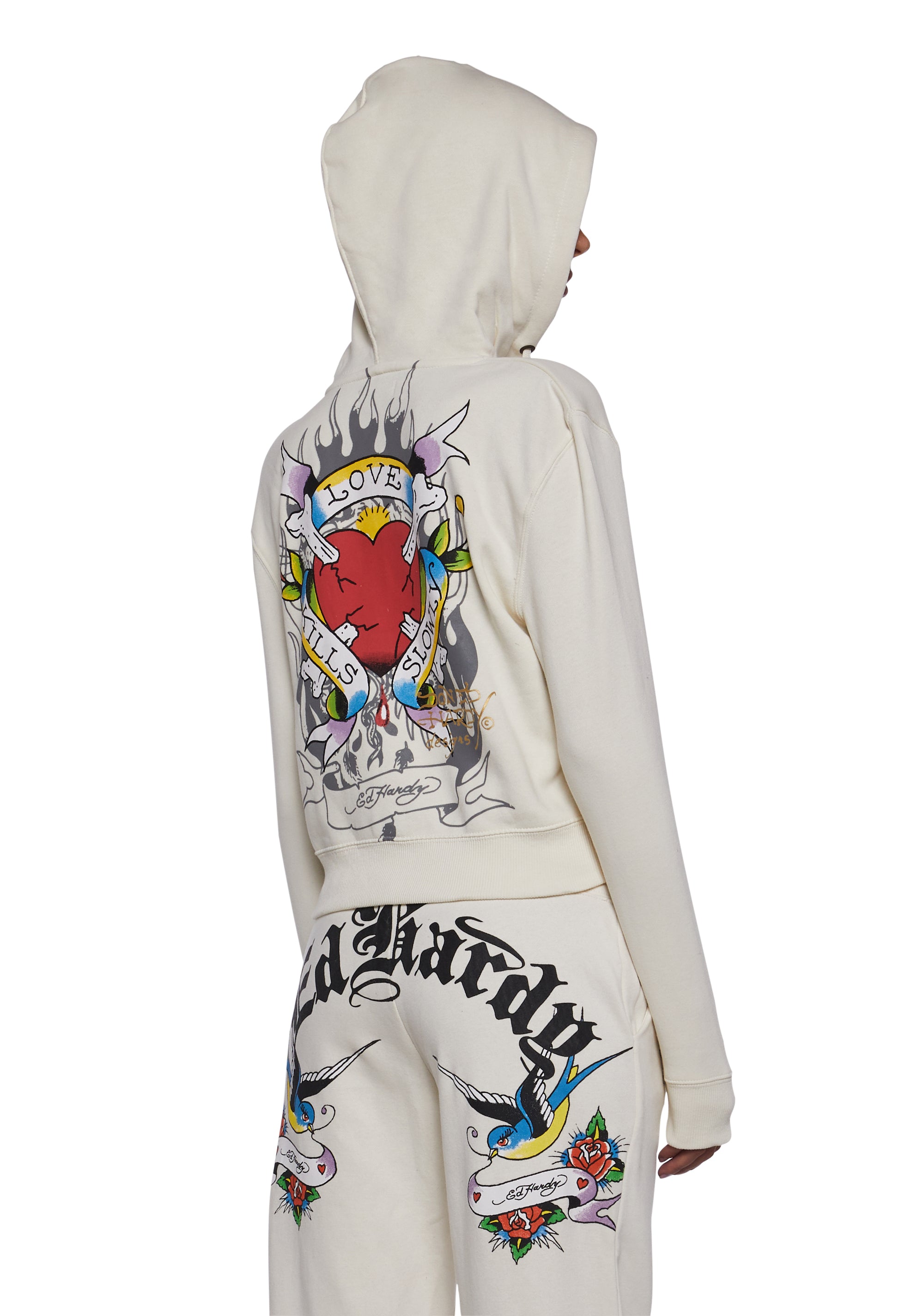 Lks Heart Zip Front Hoodie - Image 4