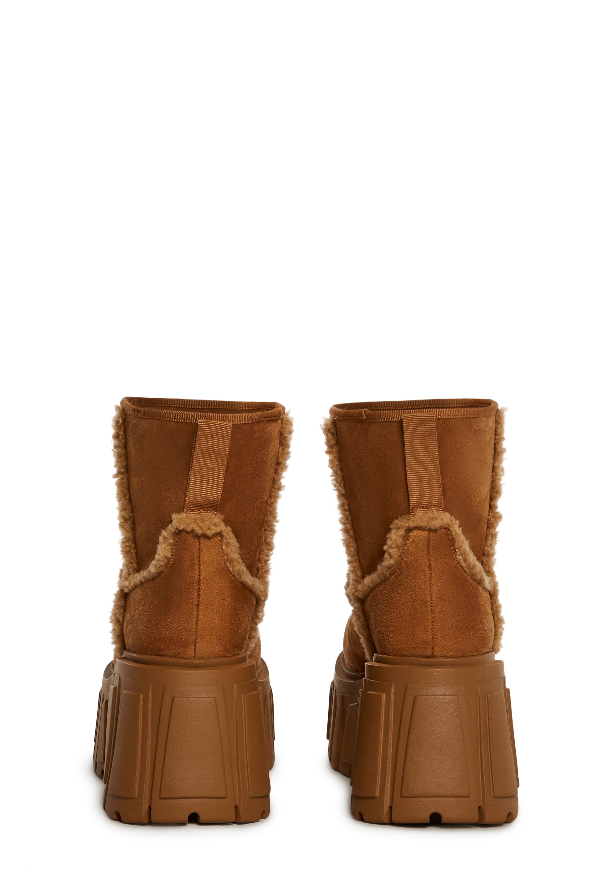 Utopia Faux Fur Chelsea Boots - Image 4