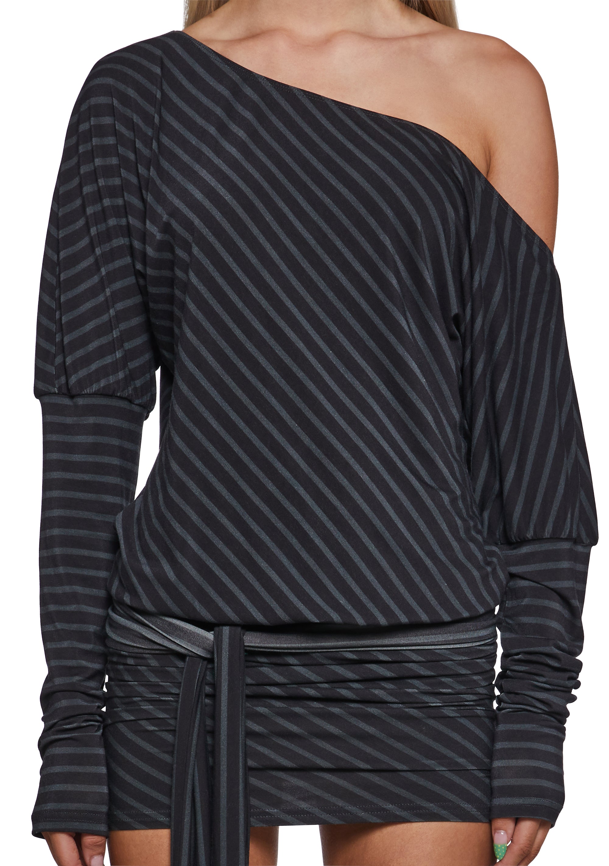 Flirt Hard Off The Shoulder Mini Dress - Image 6