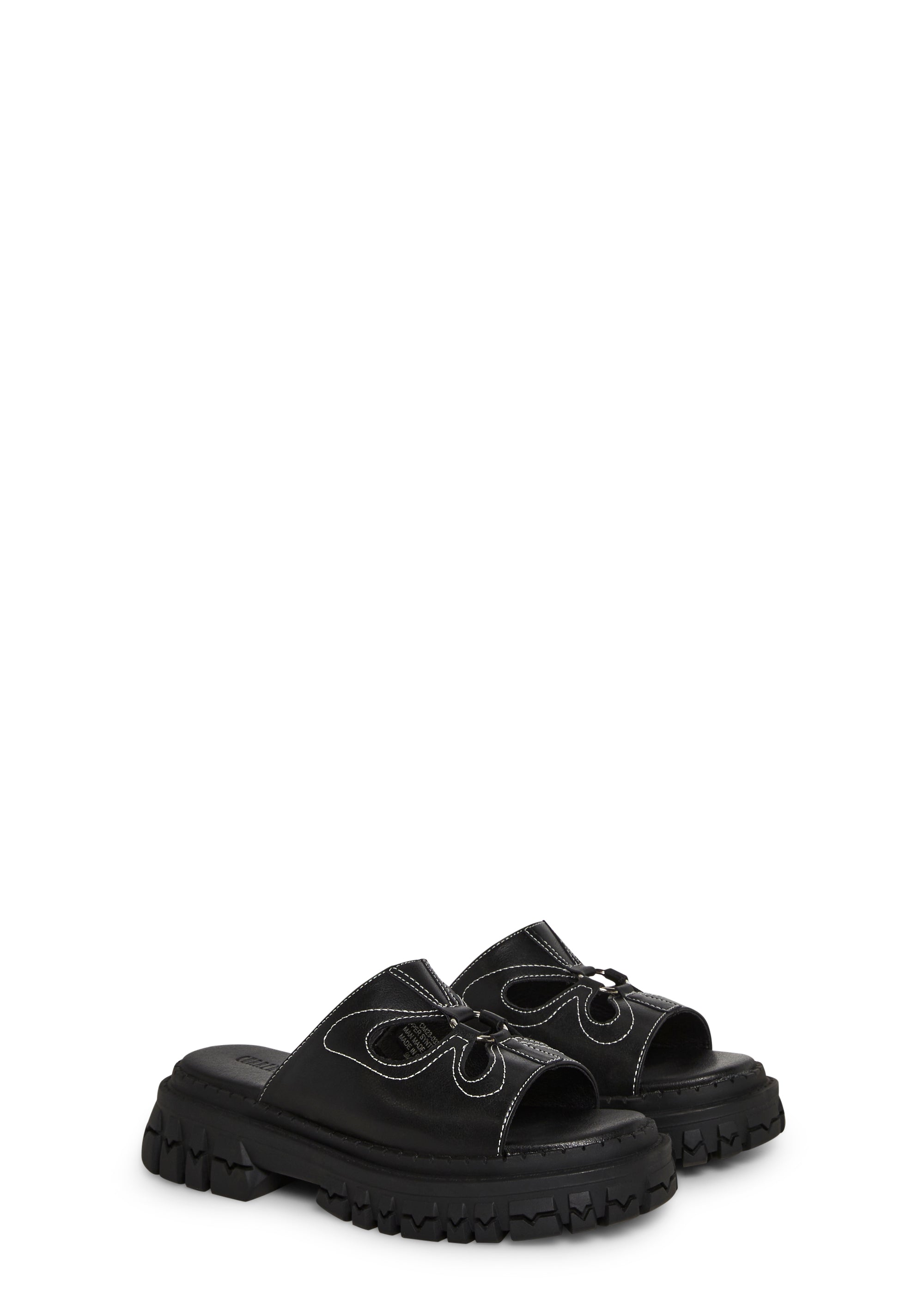 Feeling Good Platform Slides - Black - Image 4