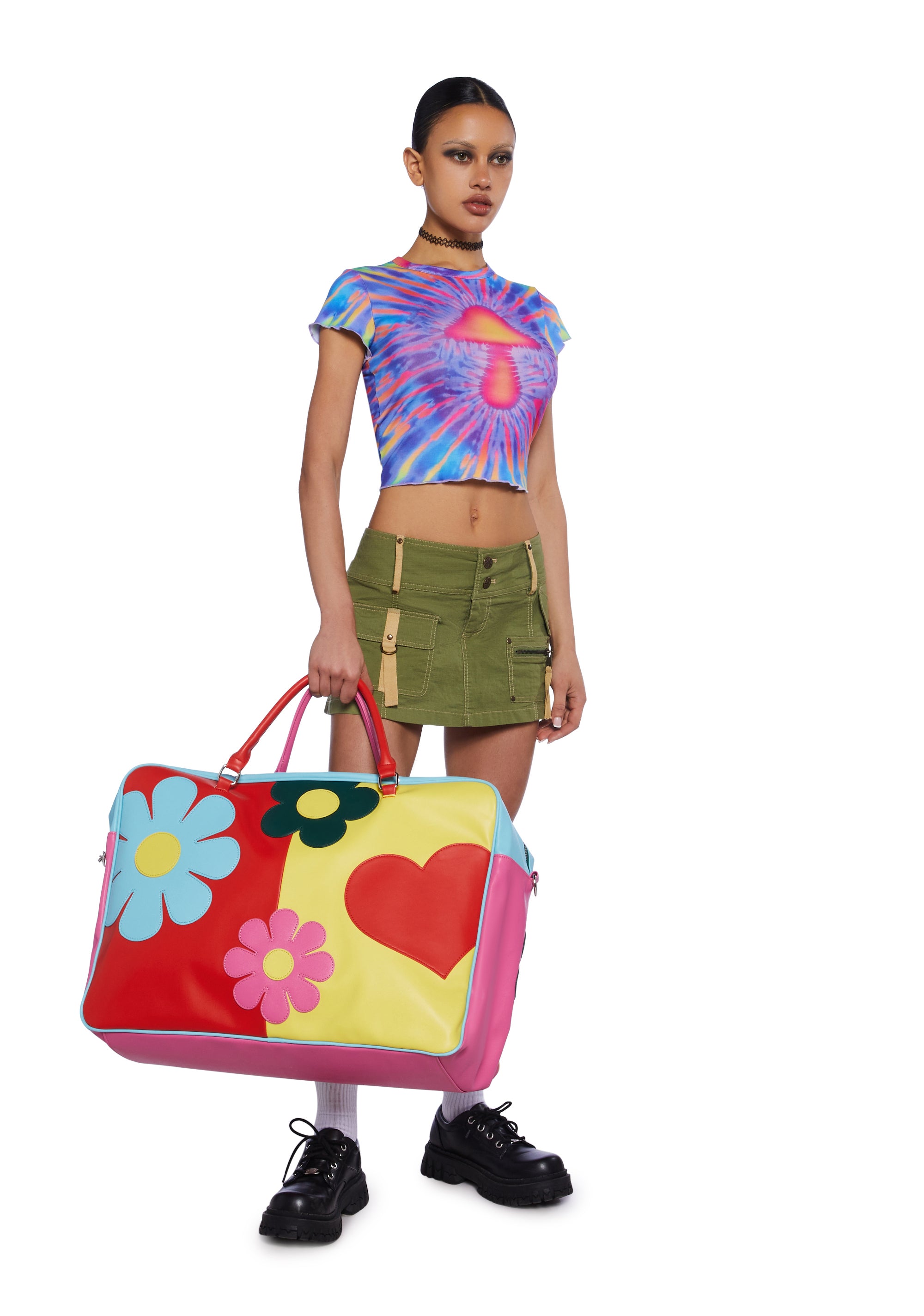 Alternative view of Free Luv Nation Colorblock Giant Weekender