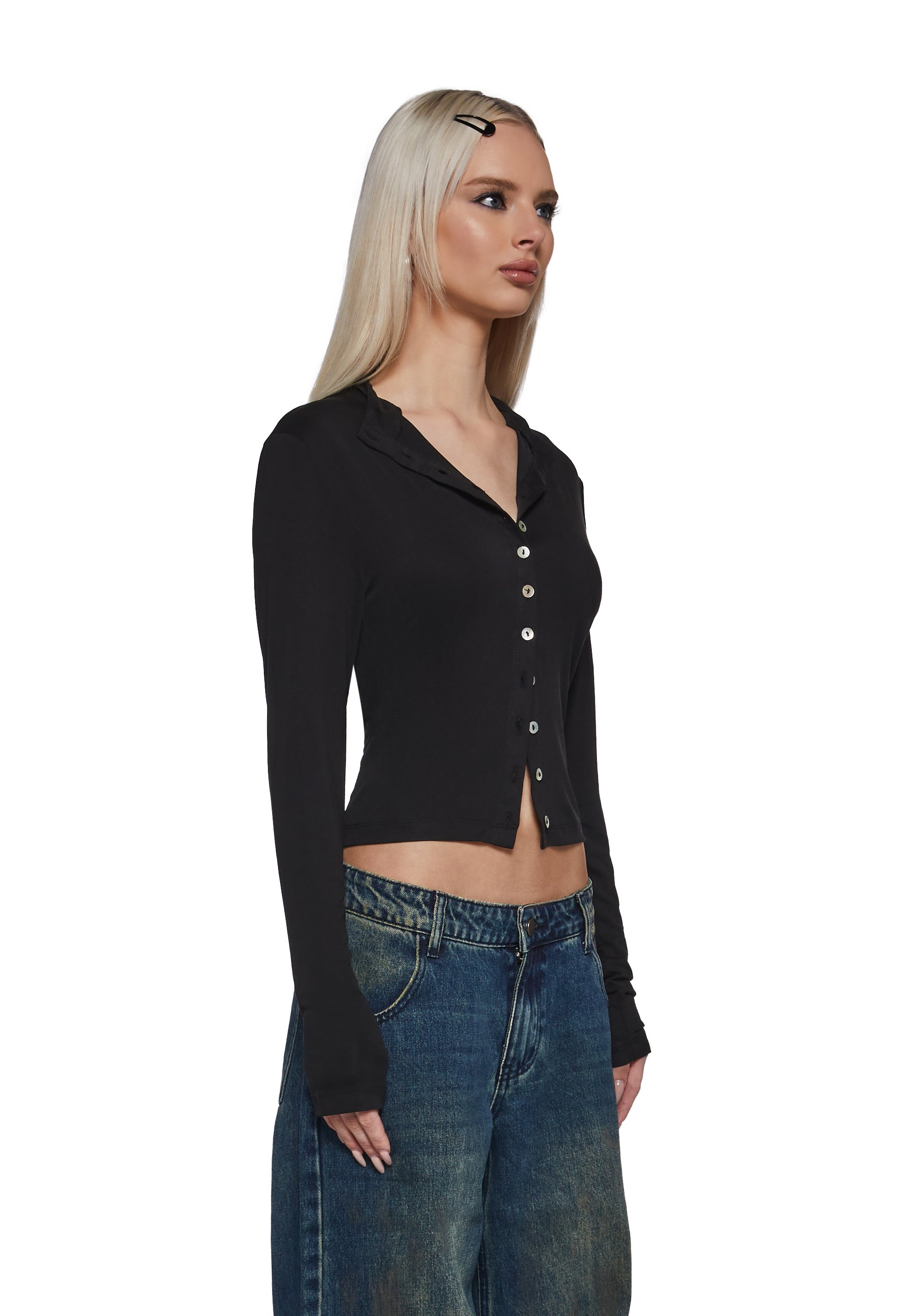 Glowy Knit Cardigan - Image 3