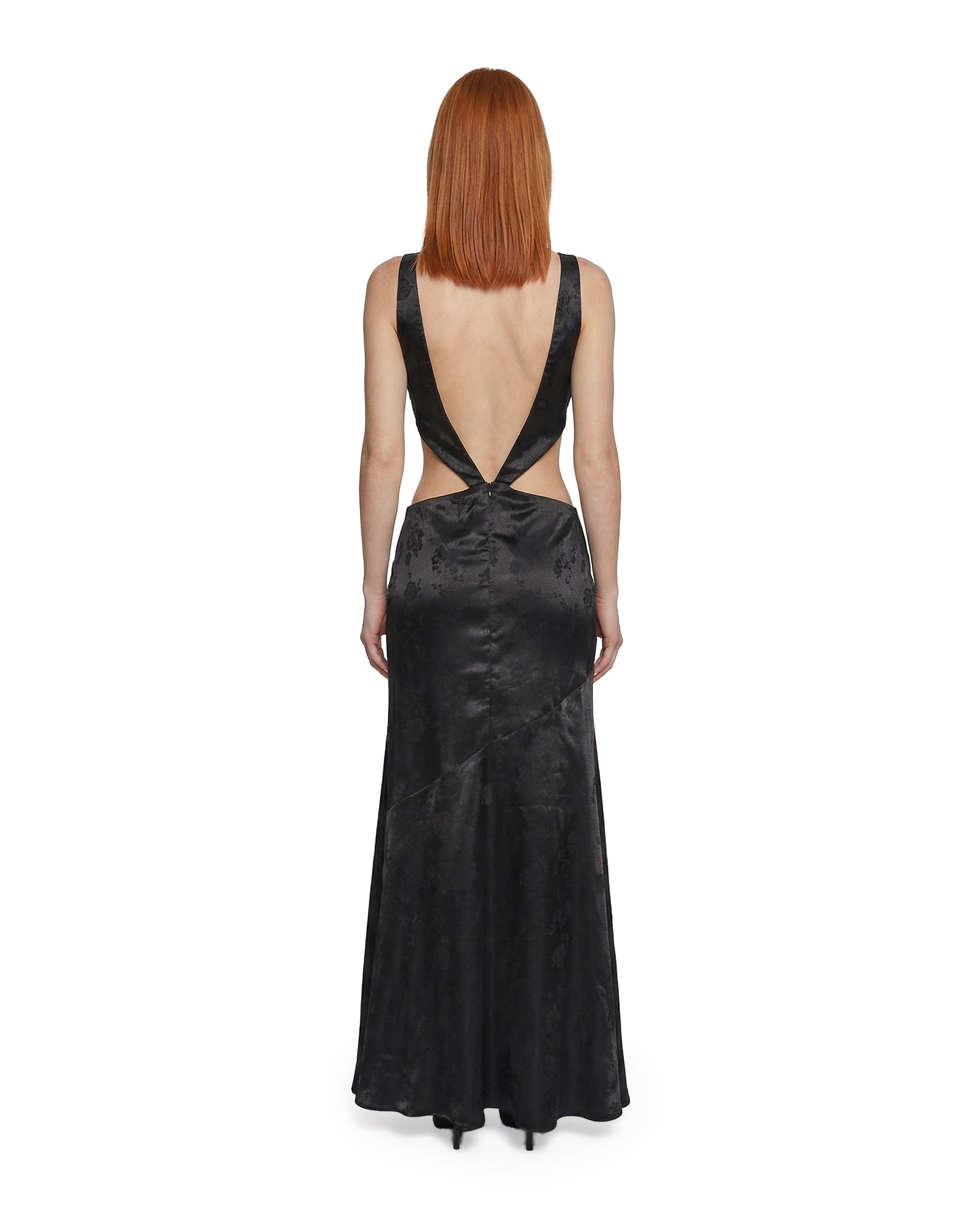 Silken Steps Cut Out Dress - Image 4