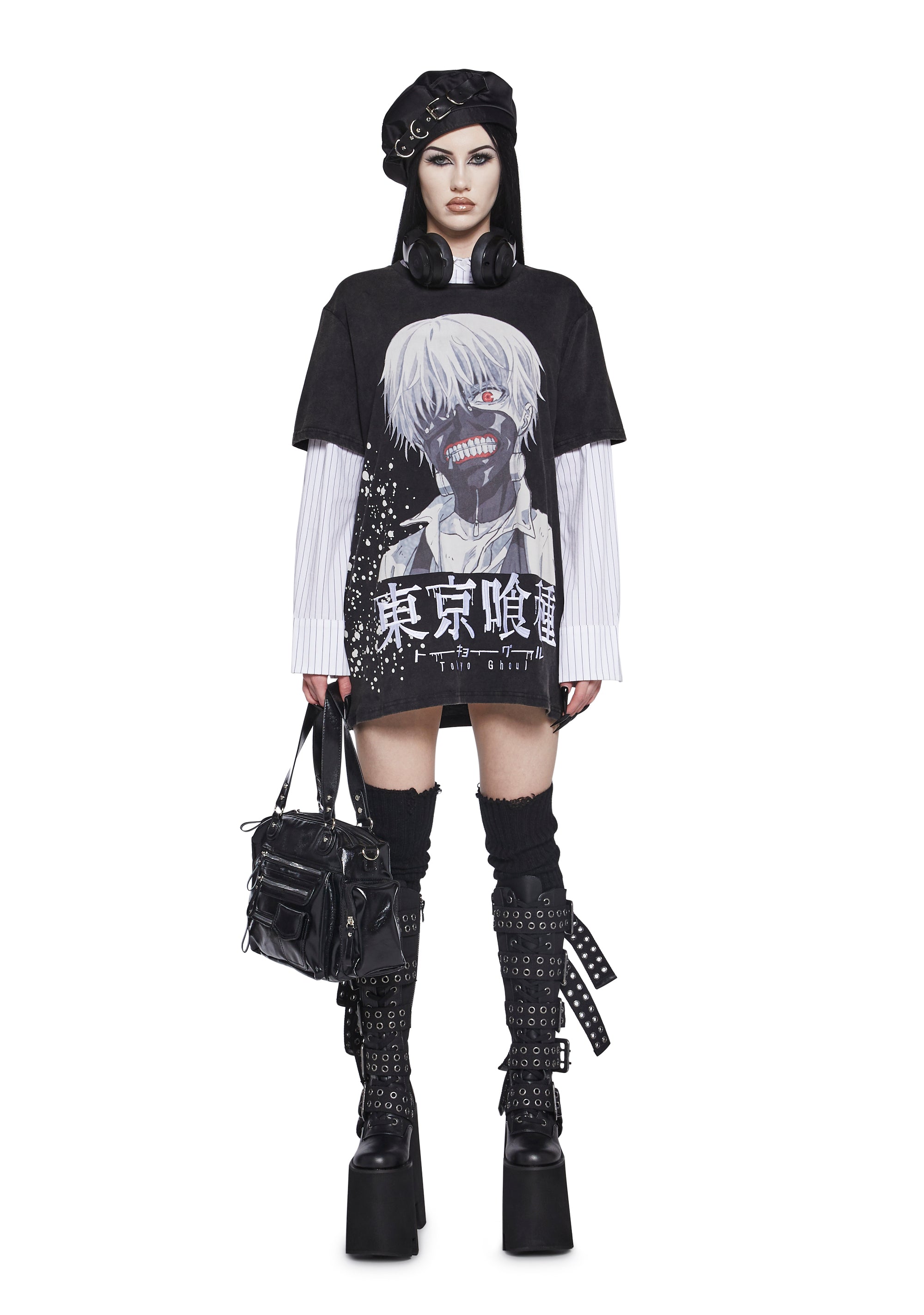 Ken Kaneki Oversized Graphic Tee - Image 2