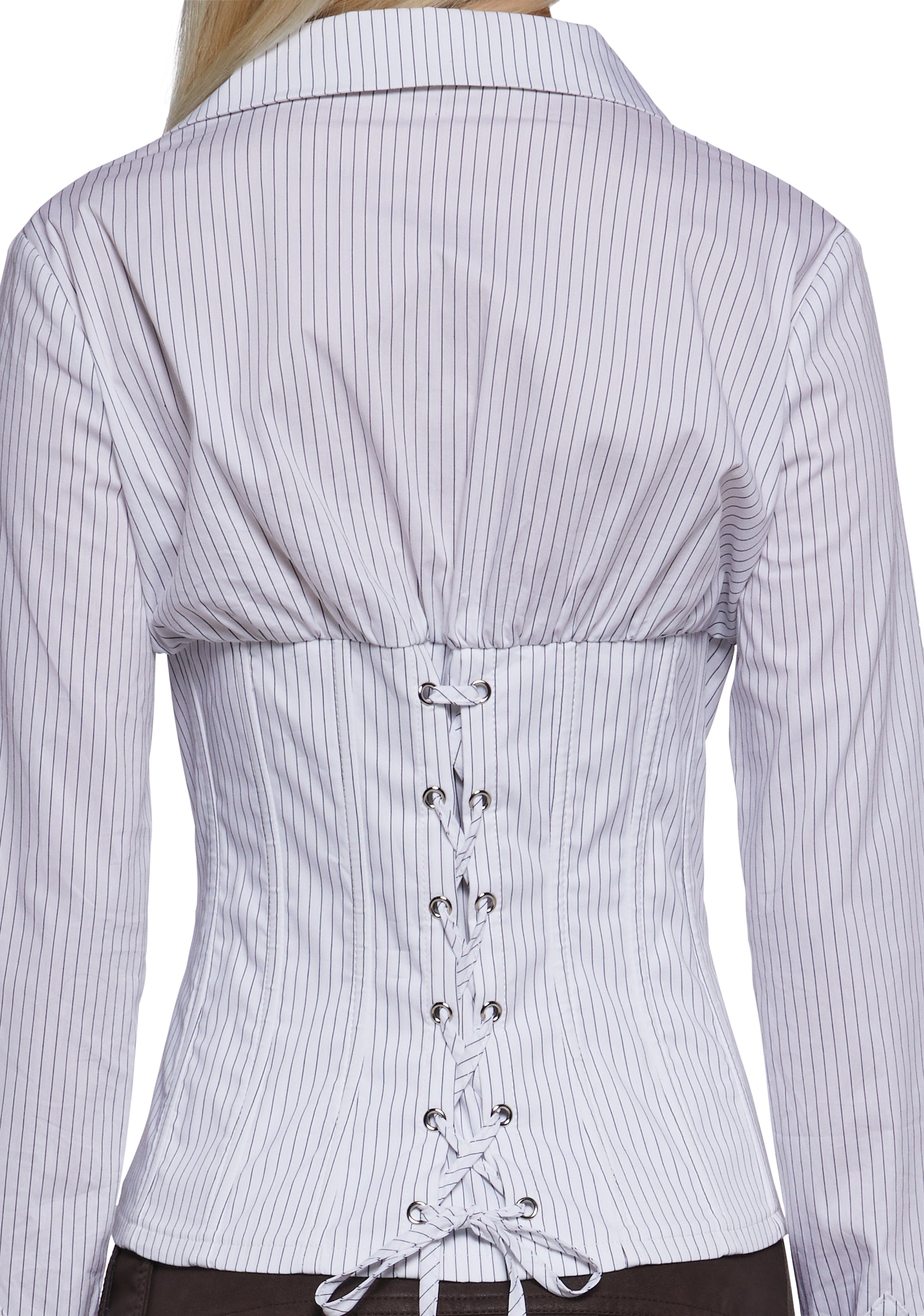 Office Siren Blouse - White - Image 7