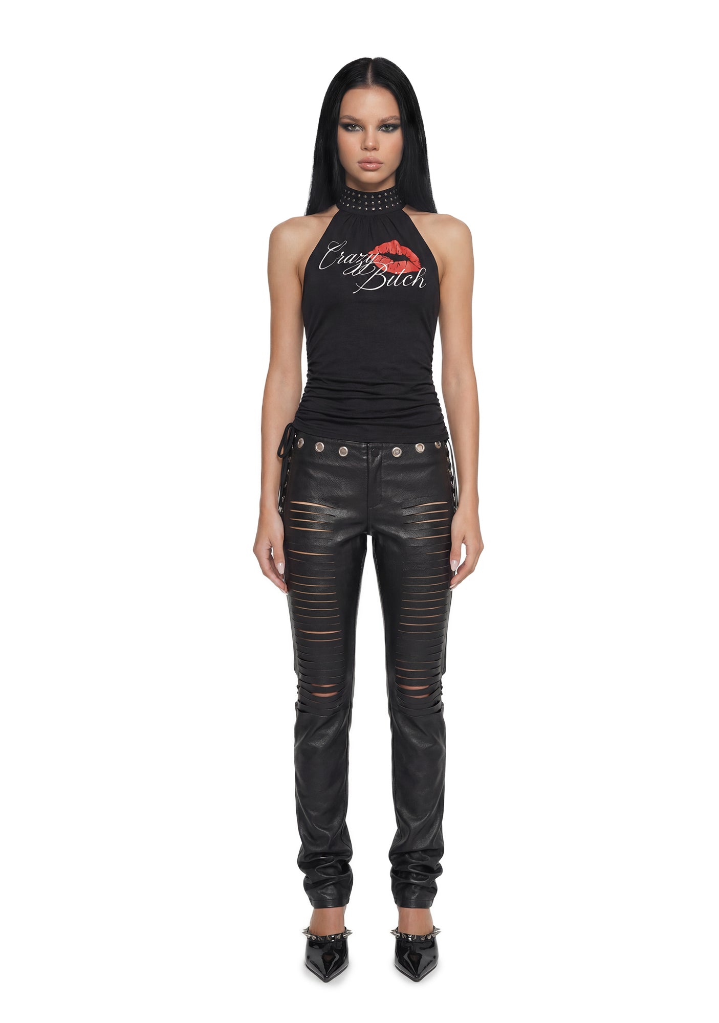 Let's Go Crazy Halter Top - Image 2