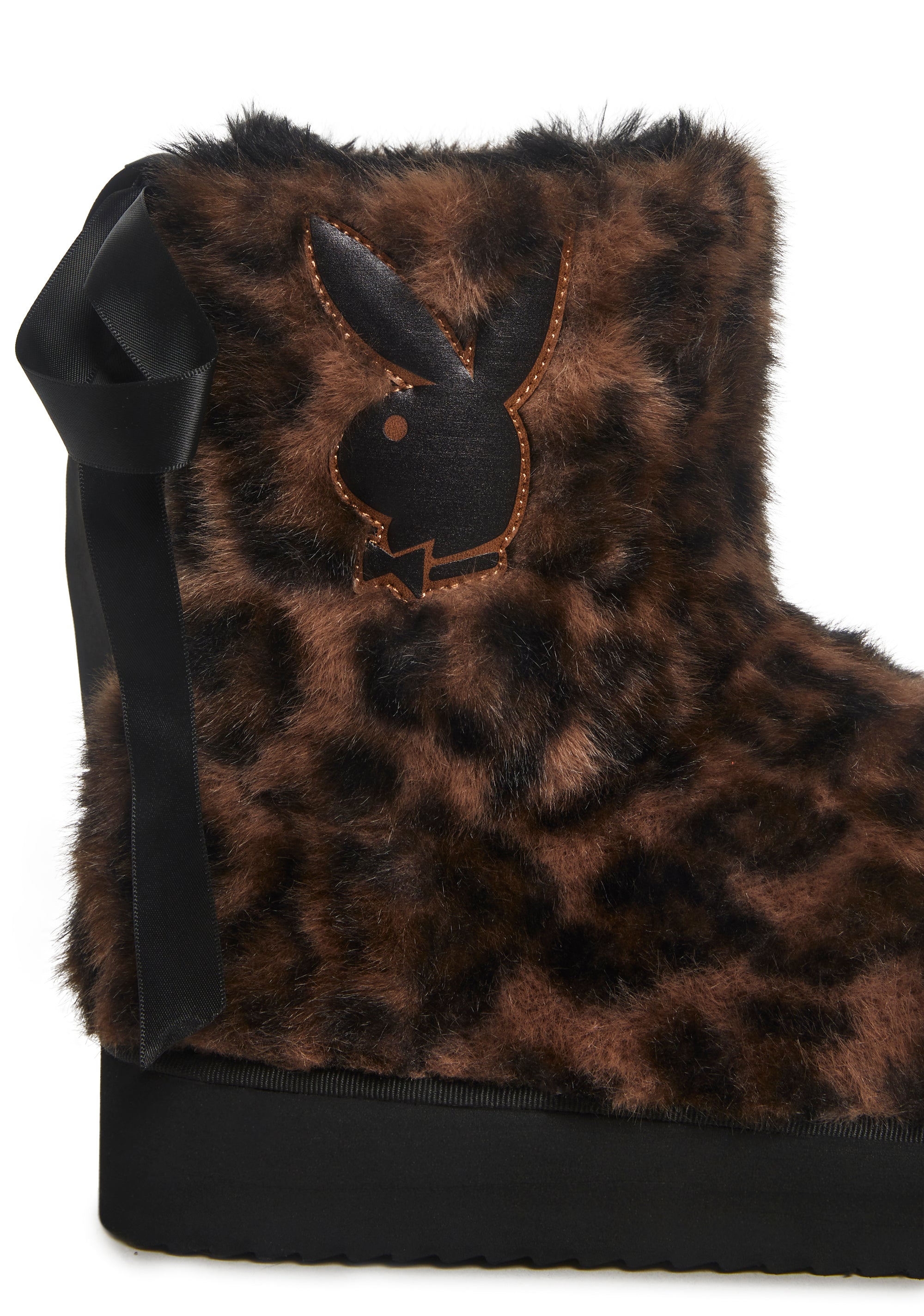 Alternative view of Leopard Faux Fur Booties