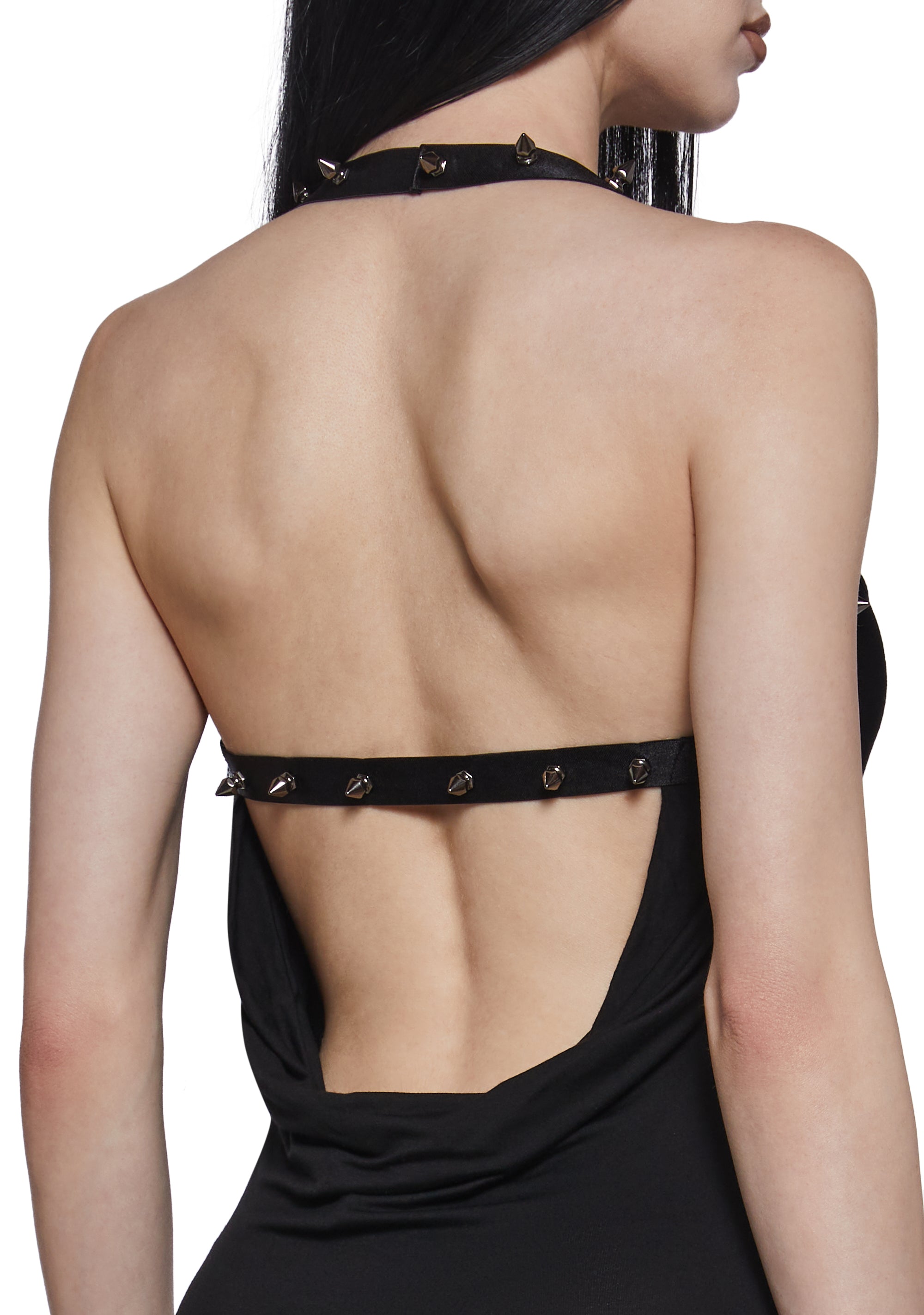 Gen Goth Halter Dress - Image 7