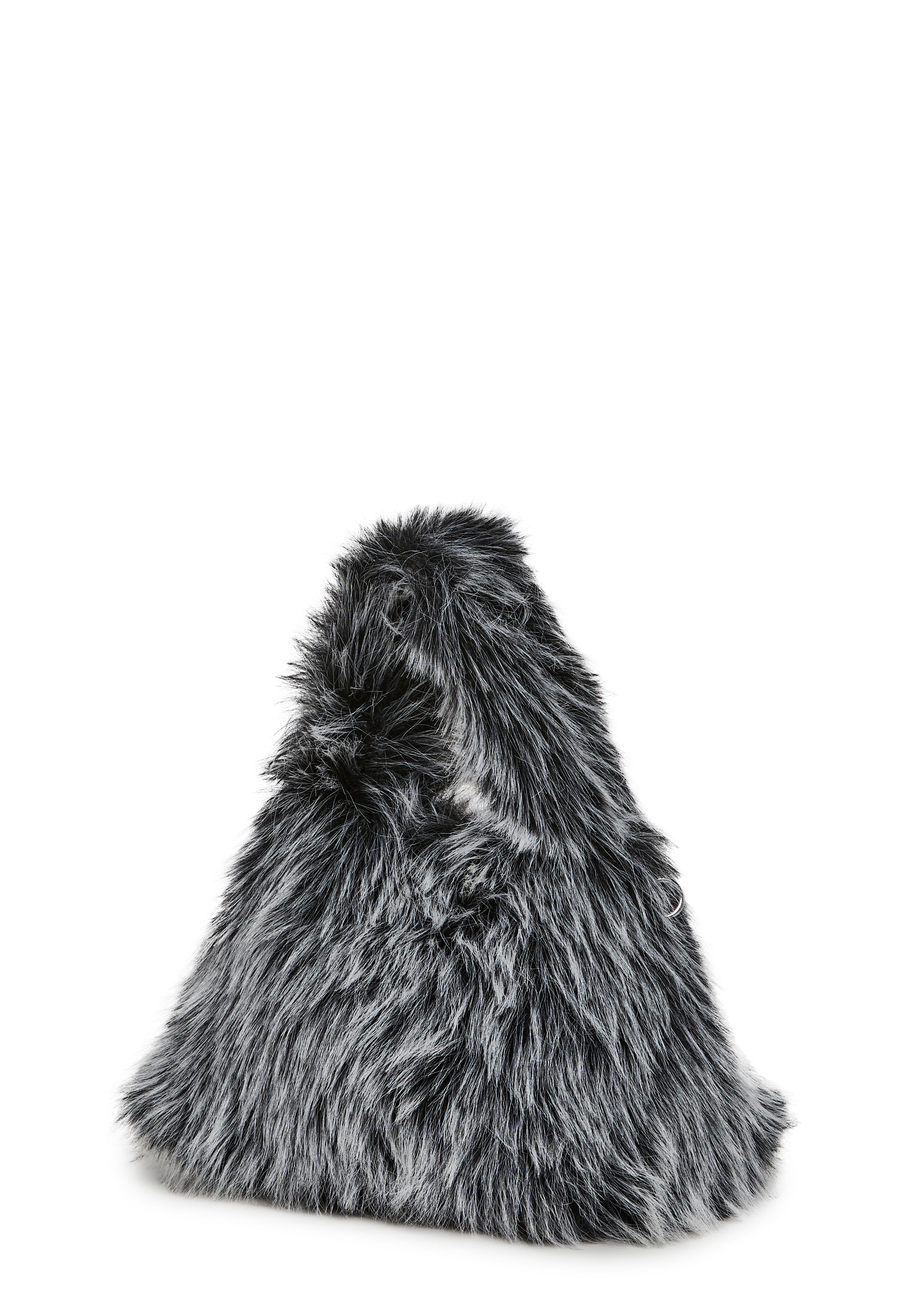 Arctic Noir Faux Fur Bag And Hat Set - Image 8