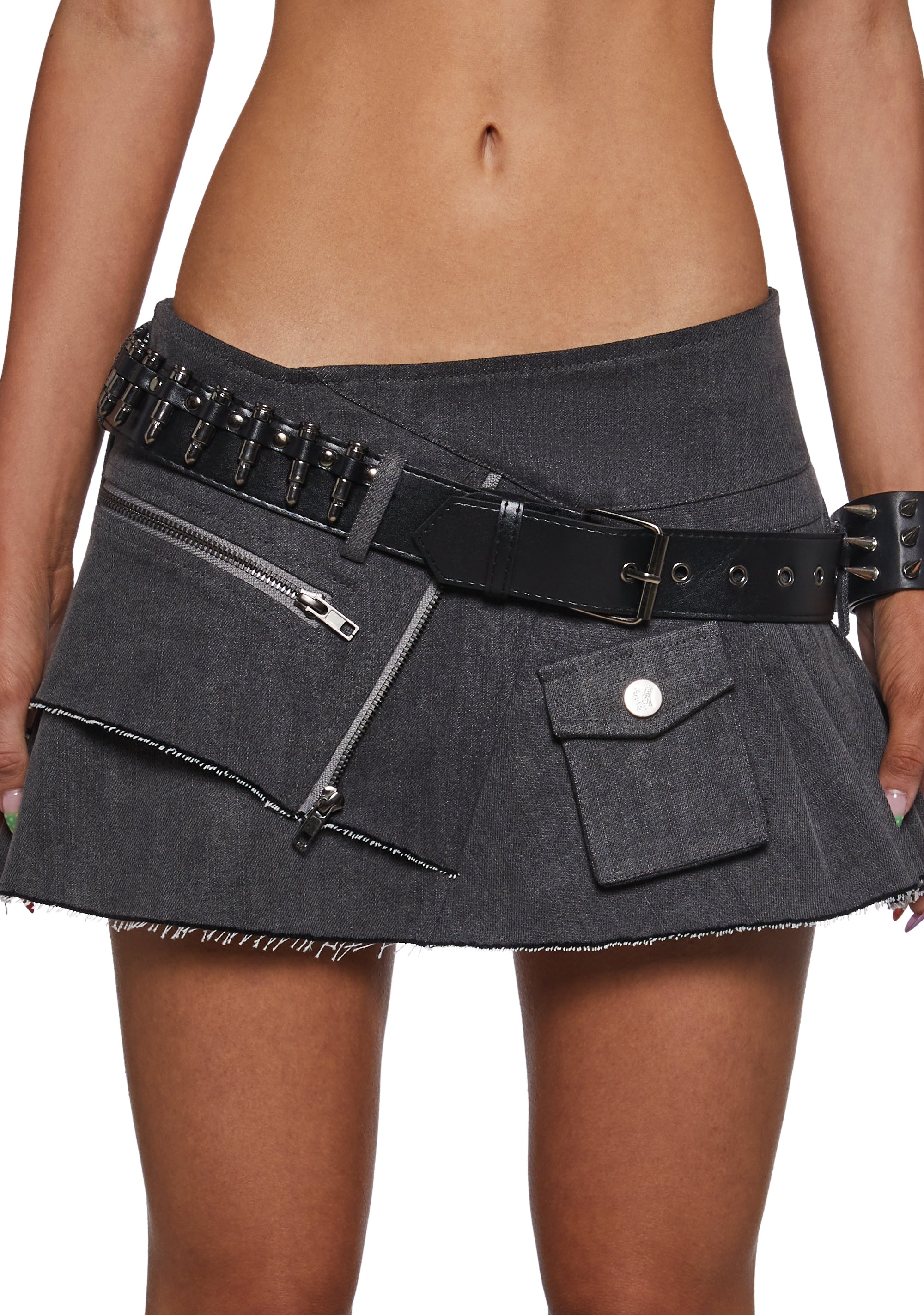 Outro Twill Bullet Micro Skirt - Image 7
