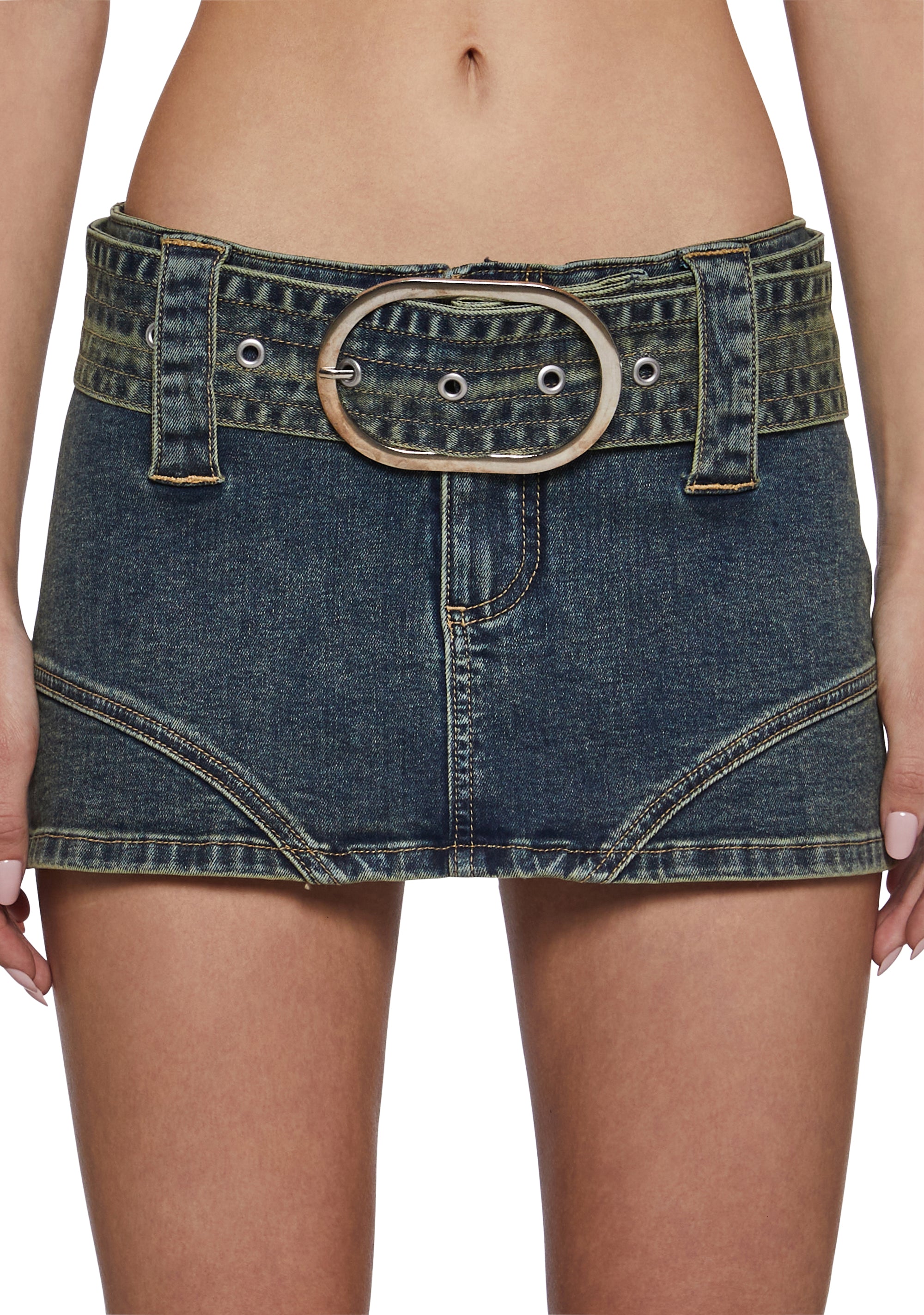 Norah Micro Skort - Denim - Image 5