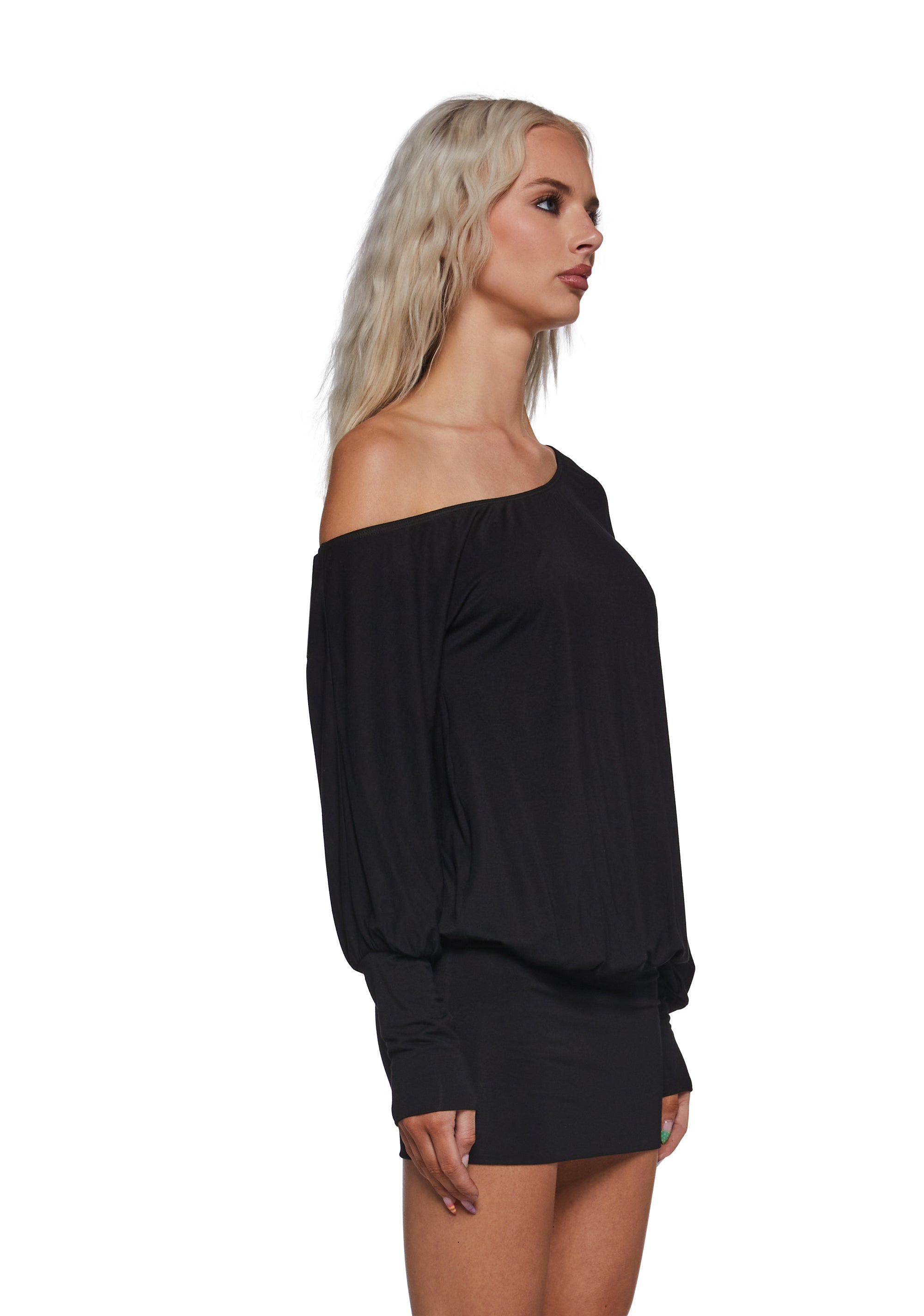 Milana Mini Dress - Black - Image 3