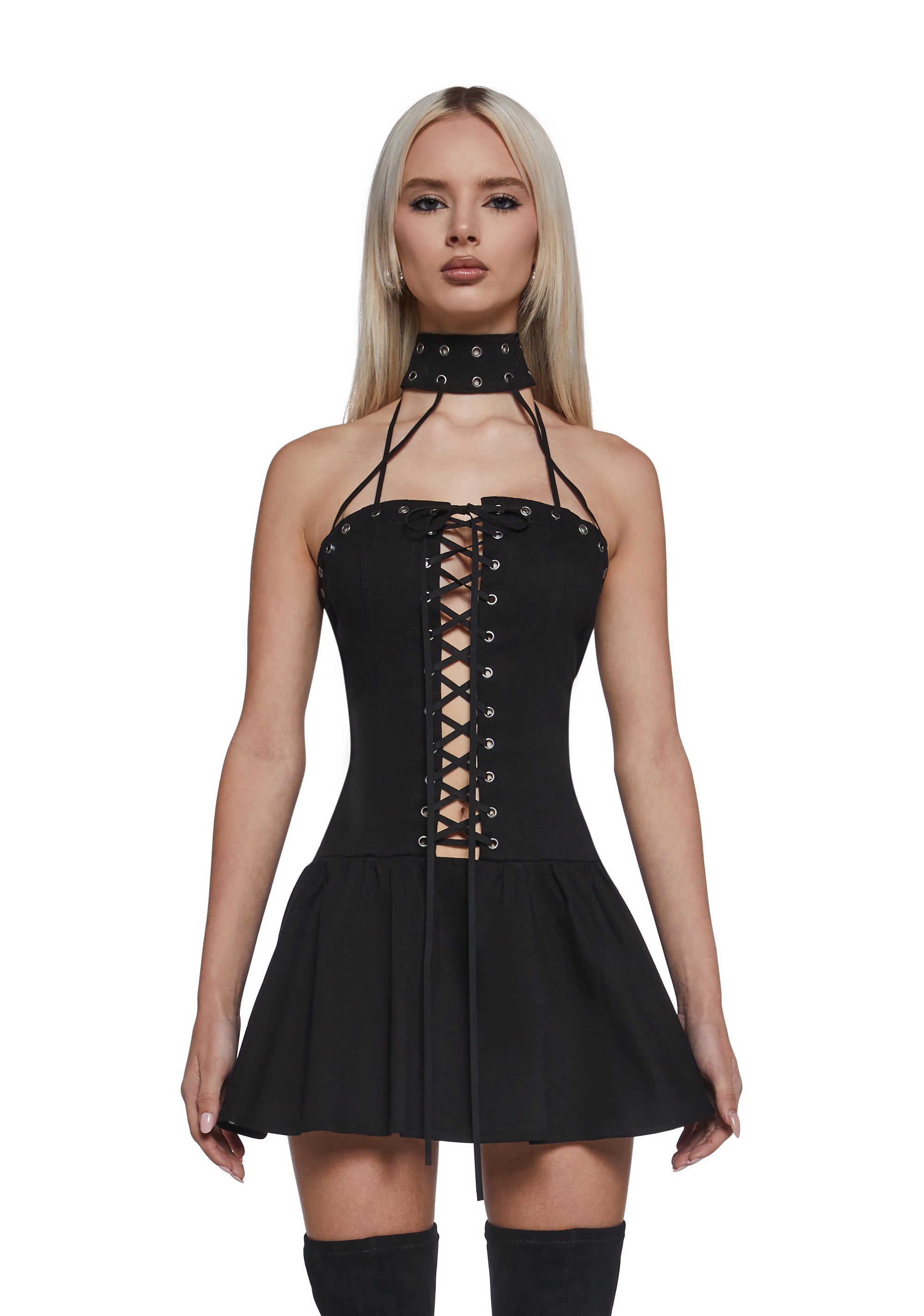 Waited All Night Mini Dress