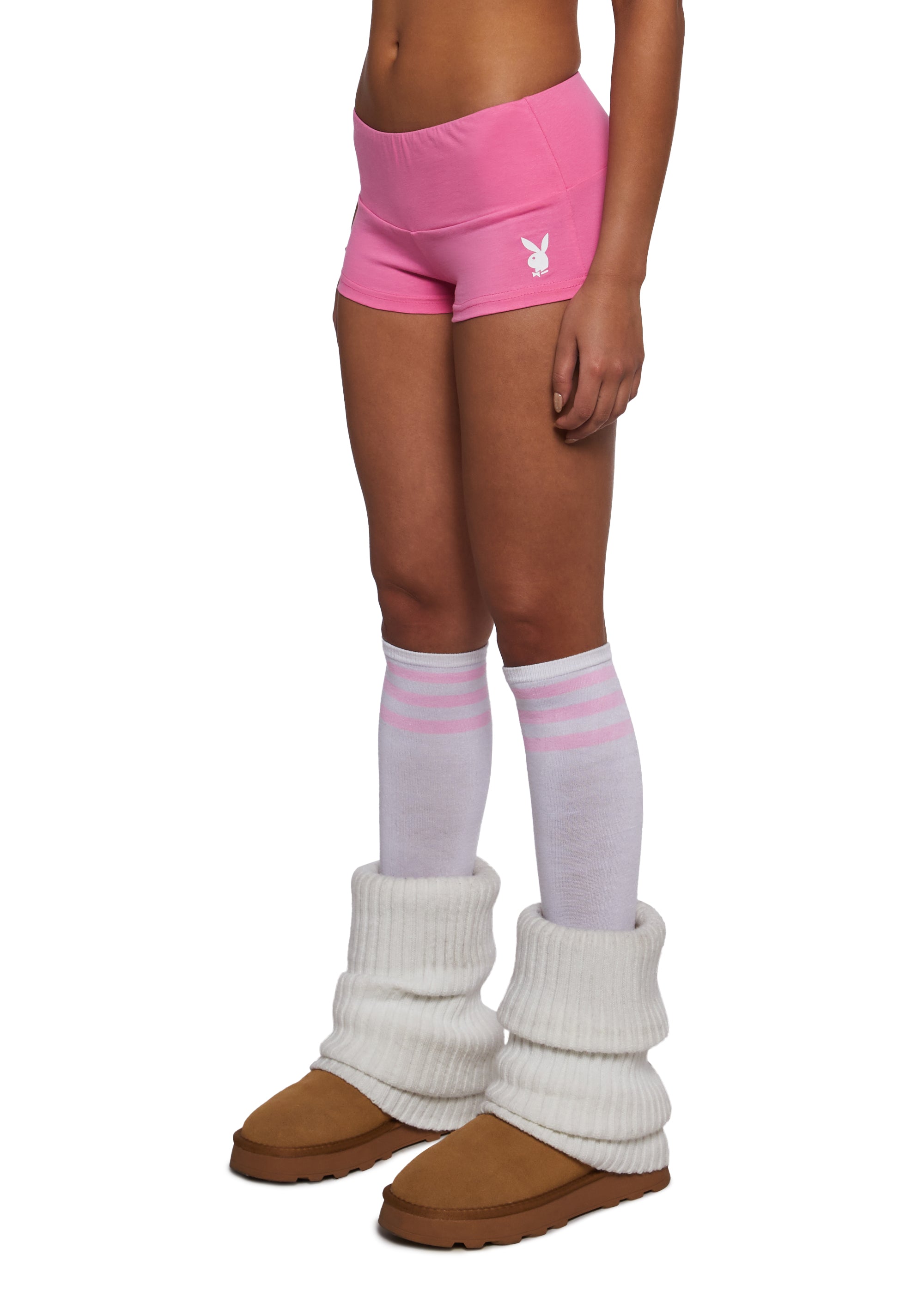 Playboy Mini Shorts - Pink - Image 6