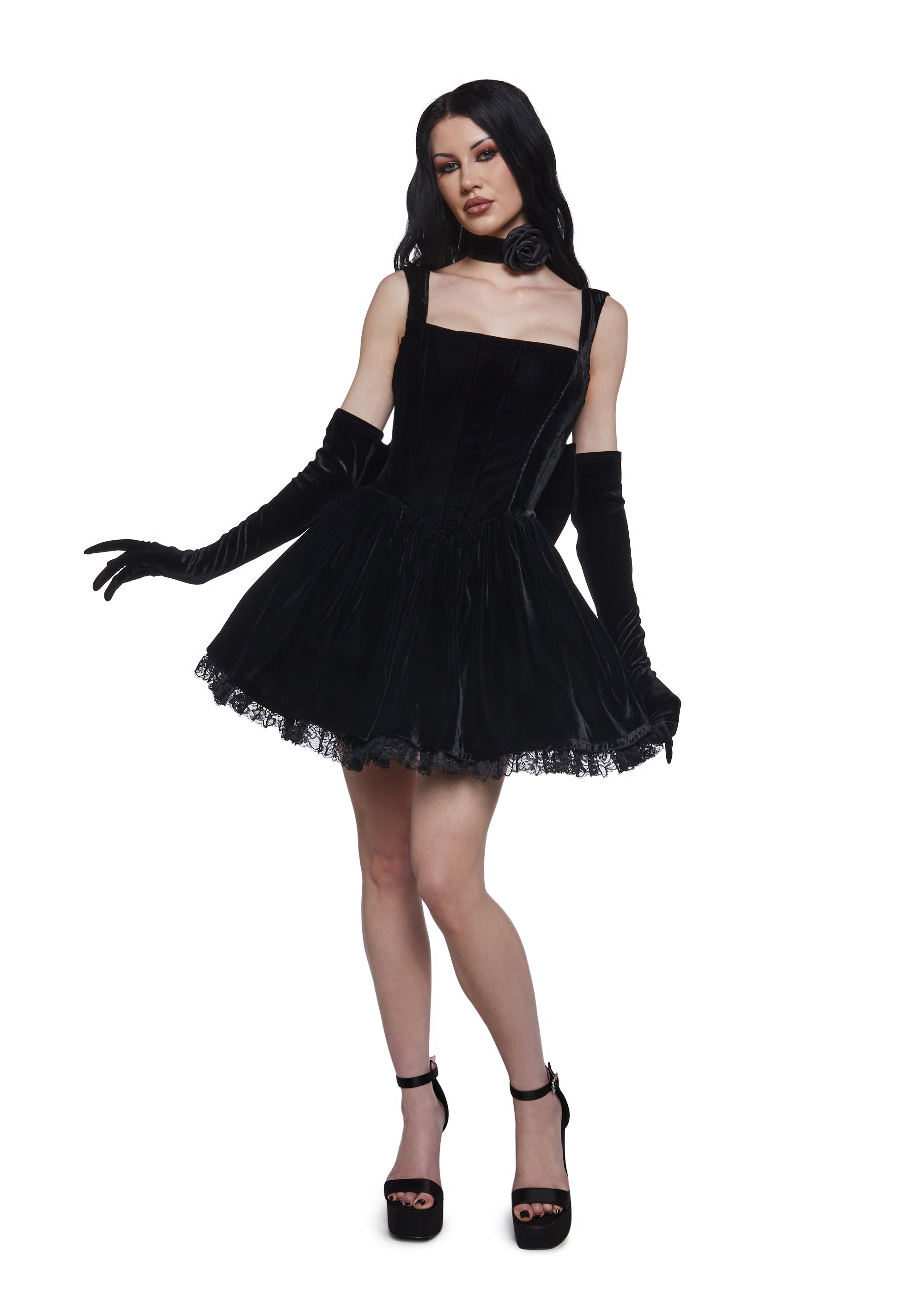 Radiant Occasions Corset Dress - Black - Image 2