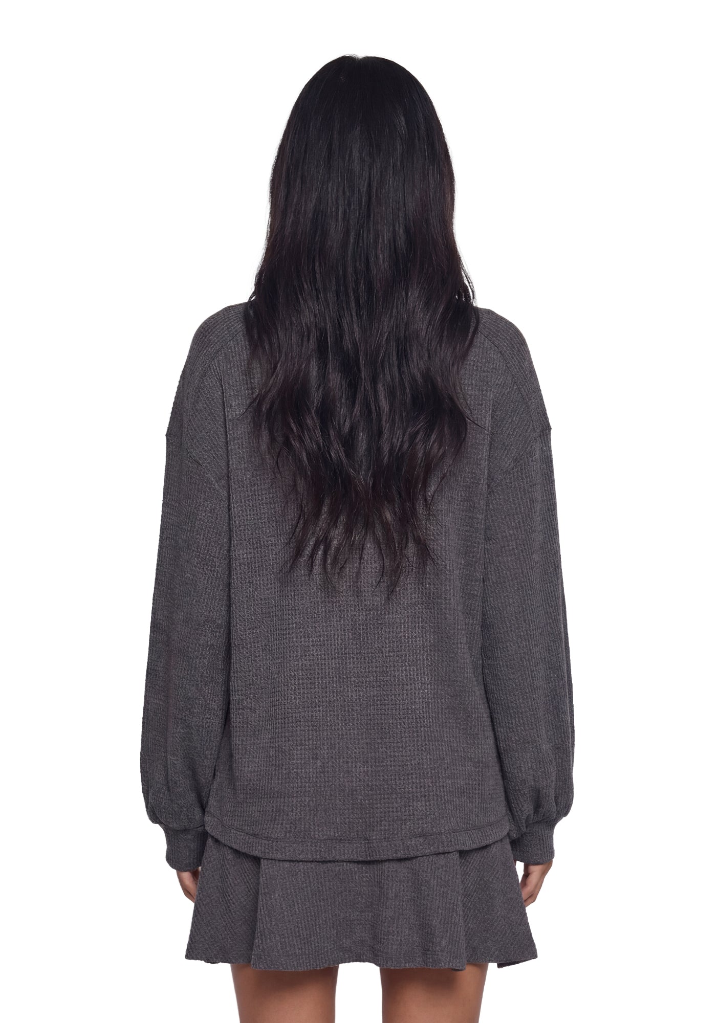 First Glances Trapeze Dress - Gray - Image 4