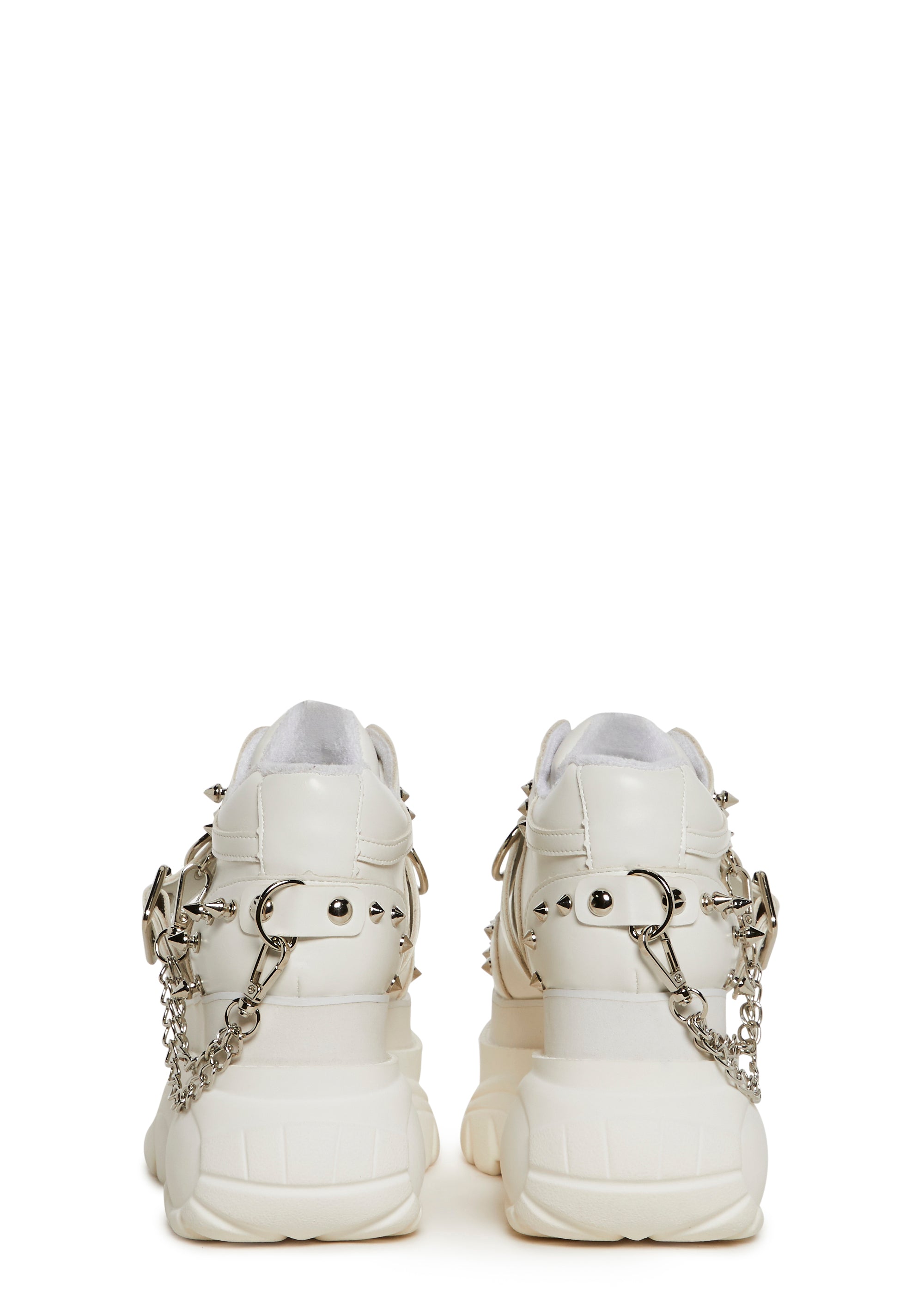 Midnight Pit Spiked Sneaker - White - Image 4