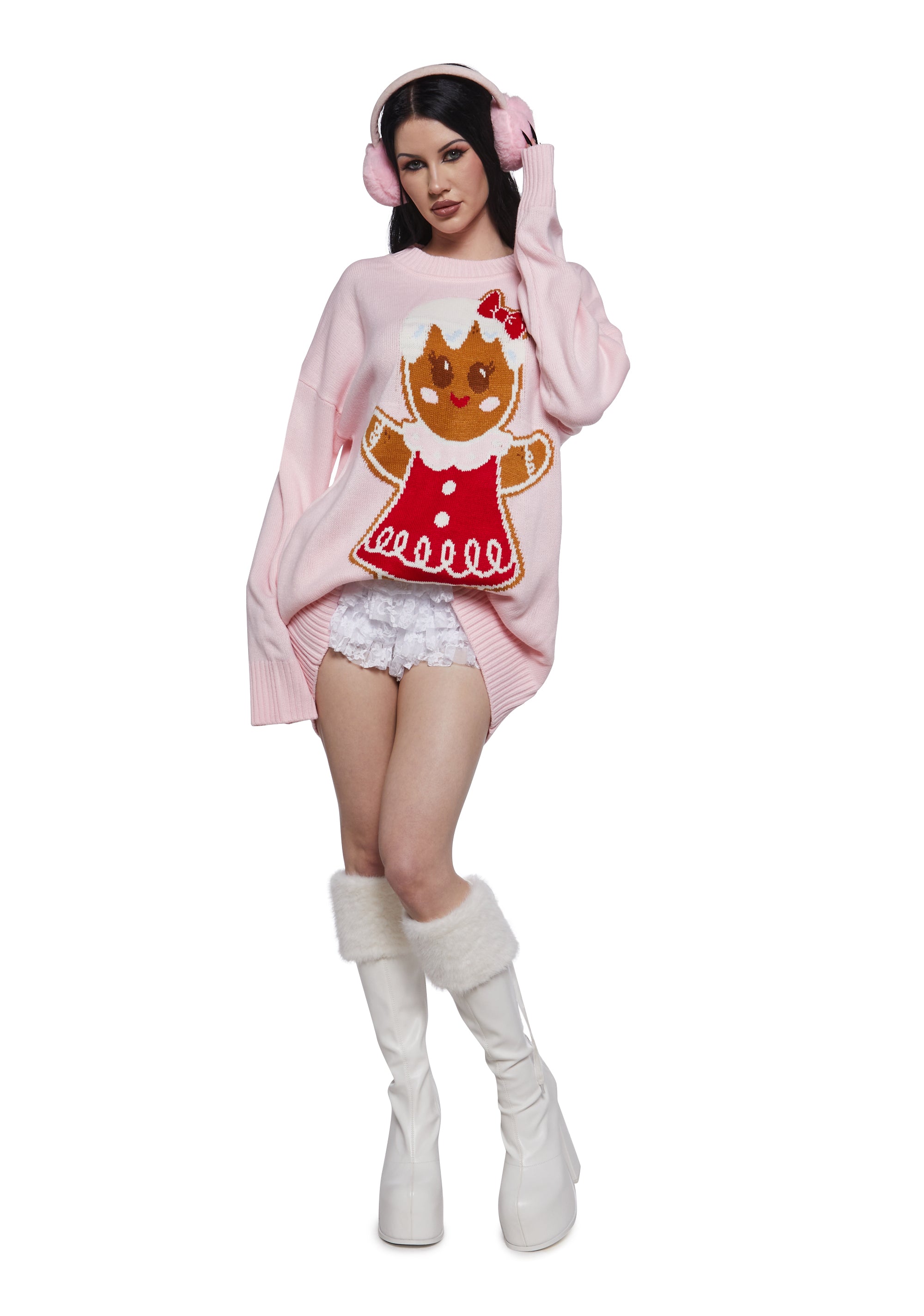 Alternative view of Family Fables Oversized Sweater