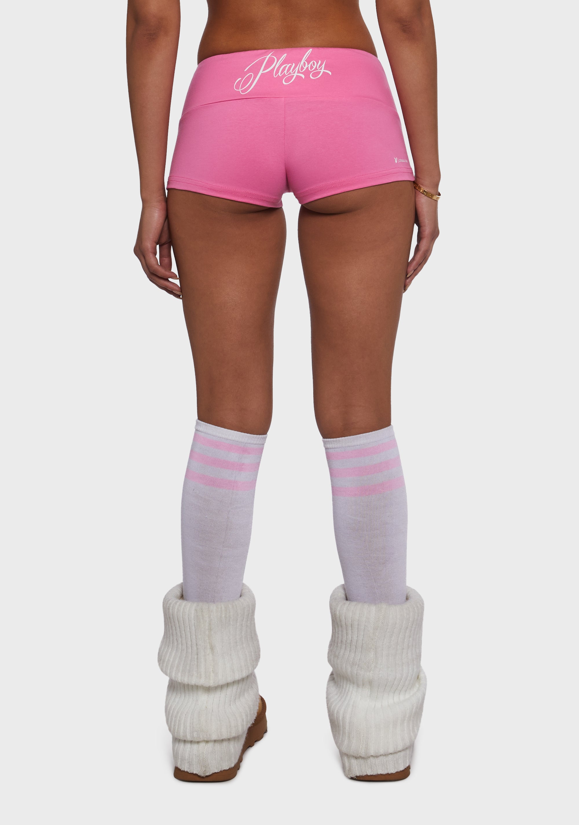 Playboy Mini Shorts - Pink - Image 5