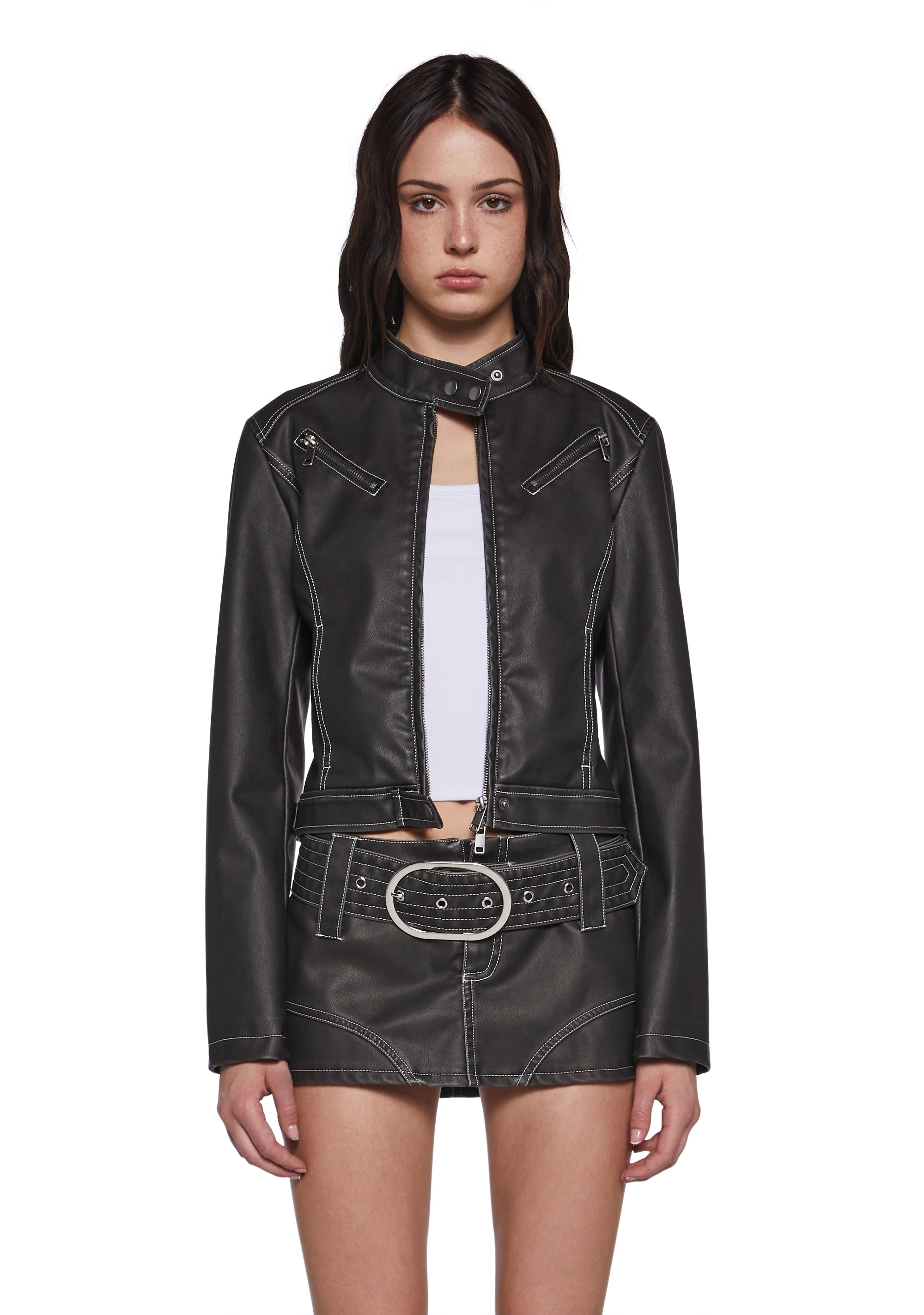Norah Moto Jacket - Black - Image 3