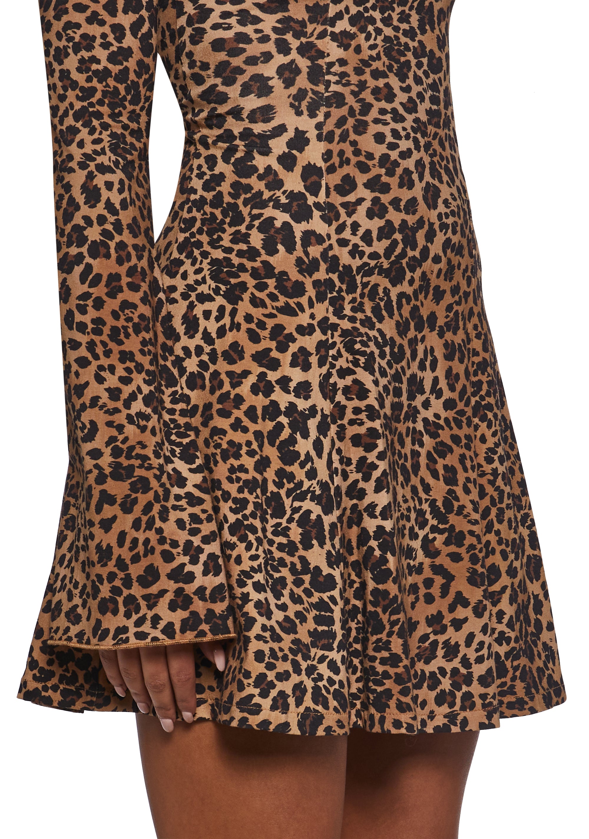 90S Chic Leopard Dress - Image 5