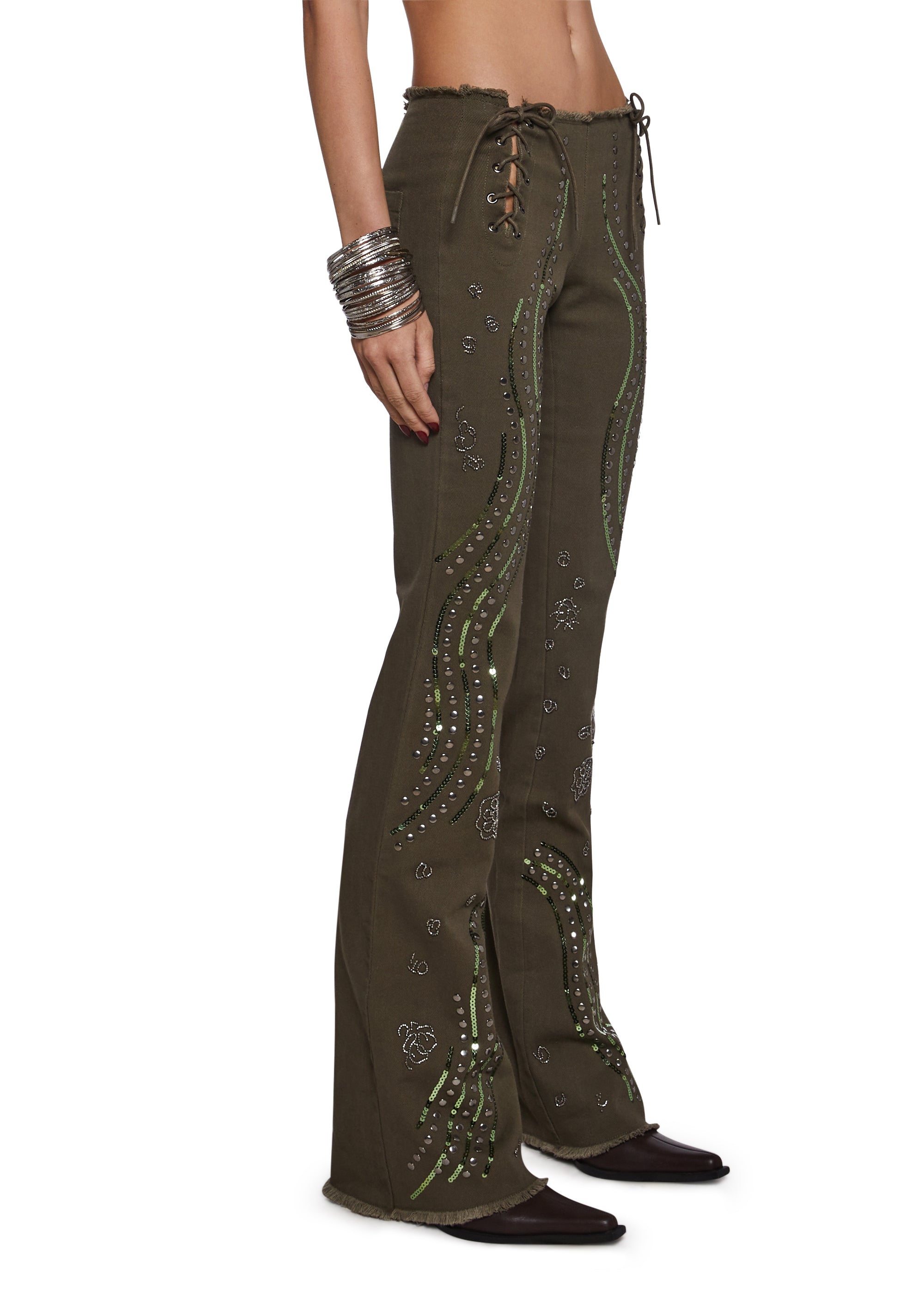 Tina Embellished Pants - Image 3