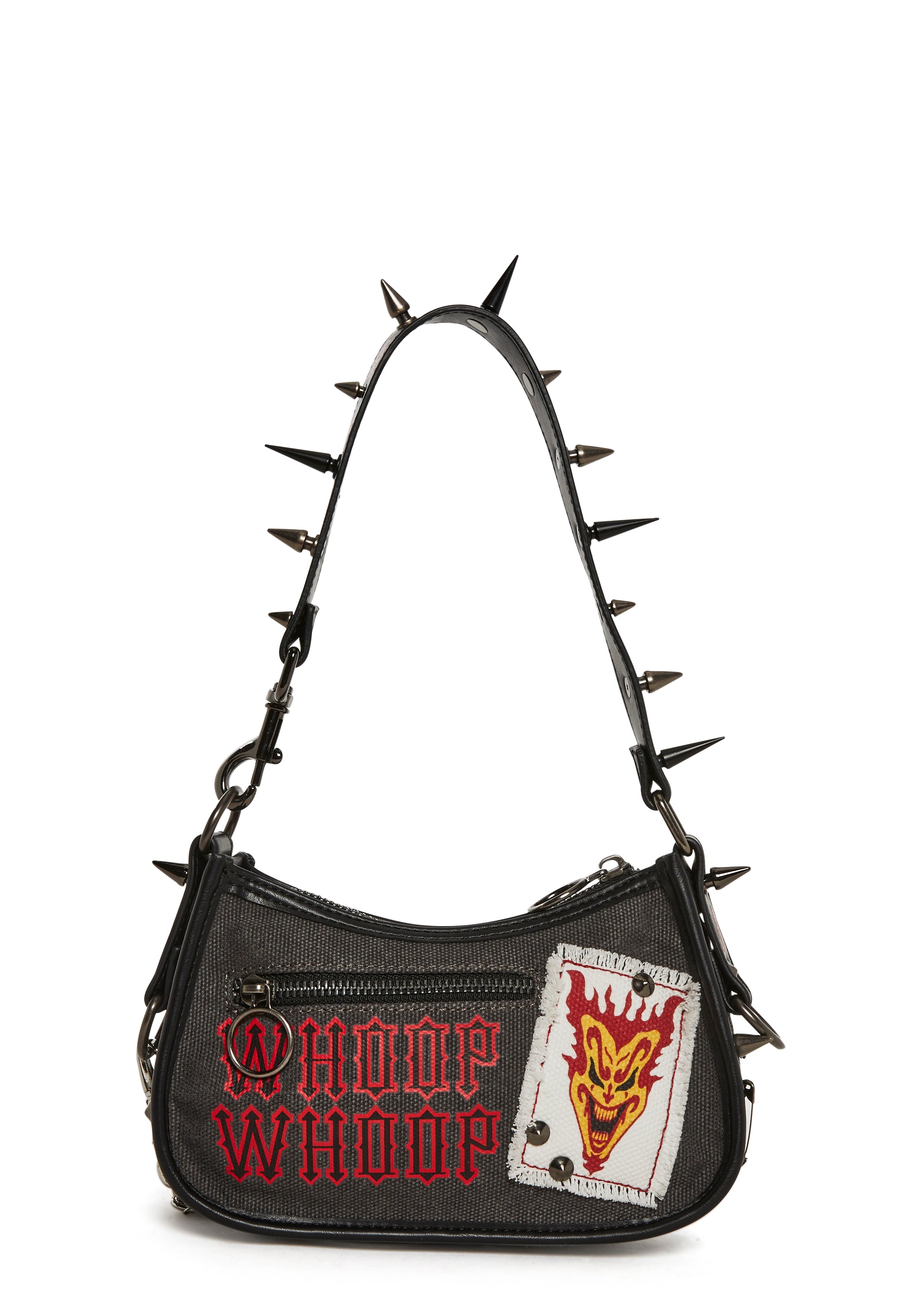 Alternative view of Halls Of Illusions Spiked Shoulder Bag