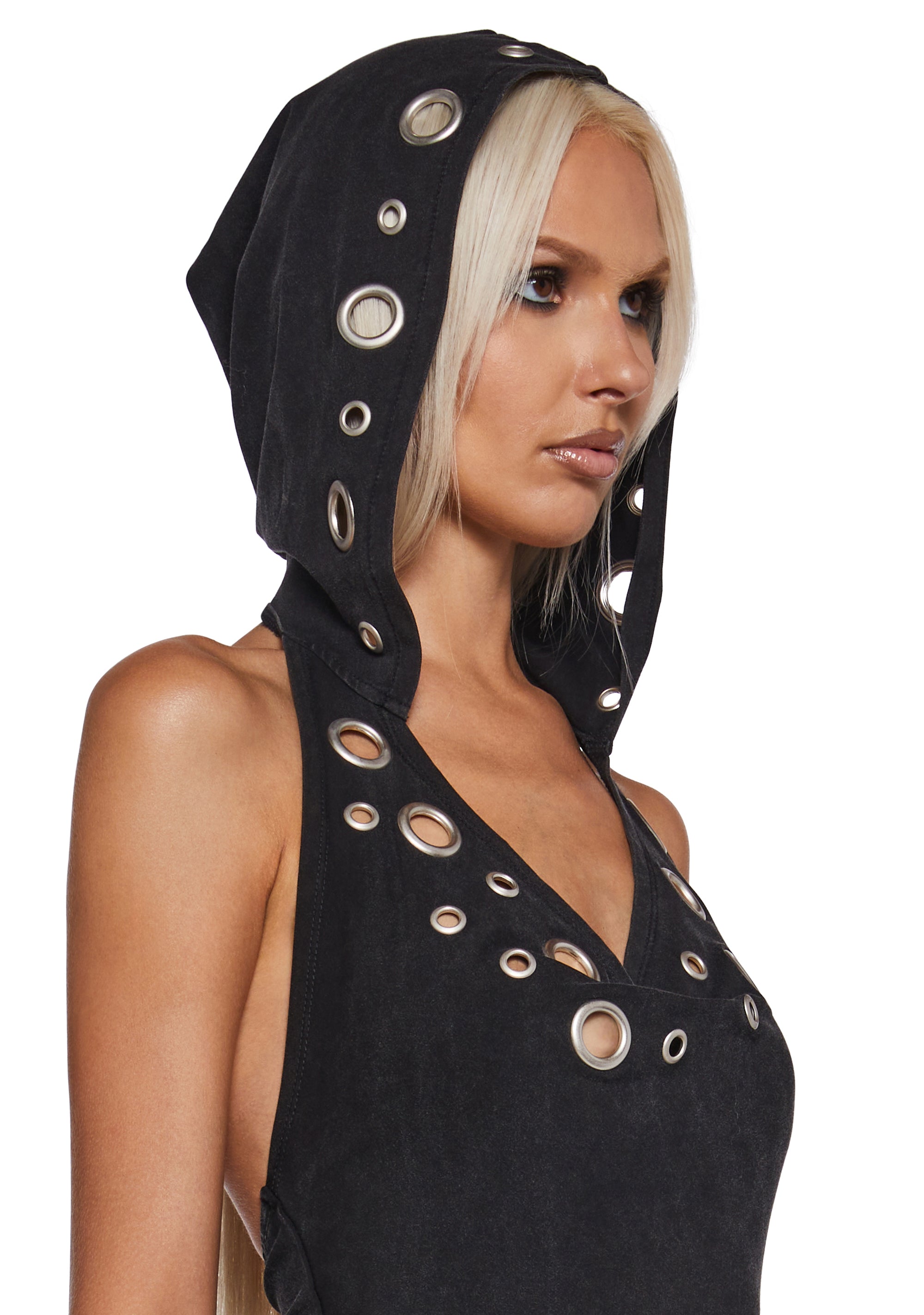 Cloak And Dagger Hooded Dress - Image 5