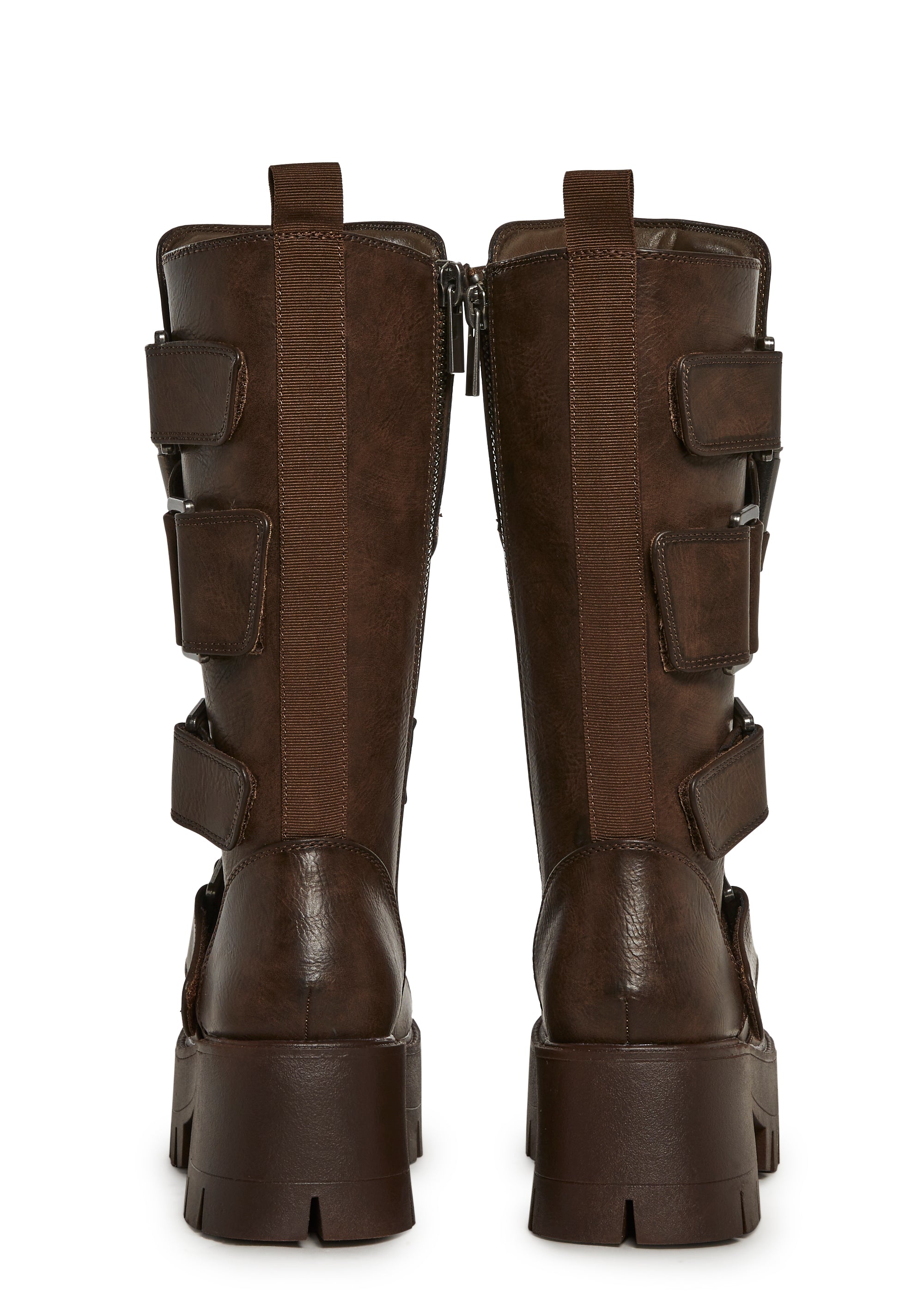 Warp Bullet Combat Boots - Brown - Image 4