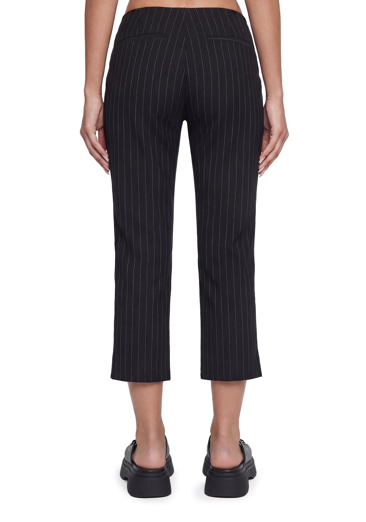 Gwen Pinstripe Capris - Image 4