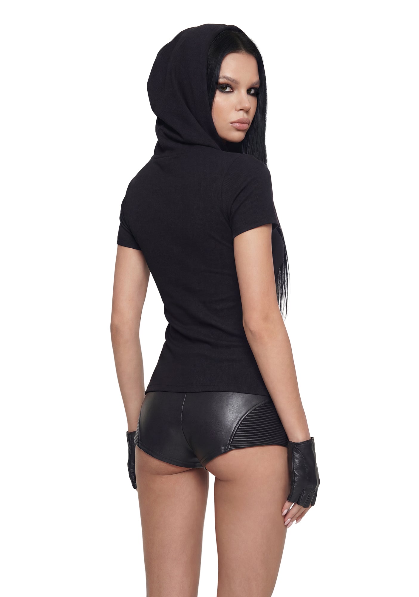 Construct Snap Hooded Top - Image 4