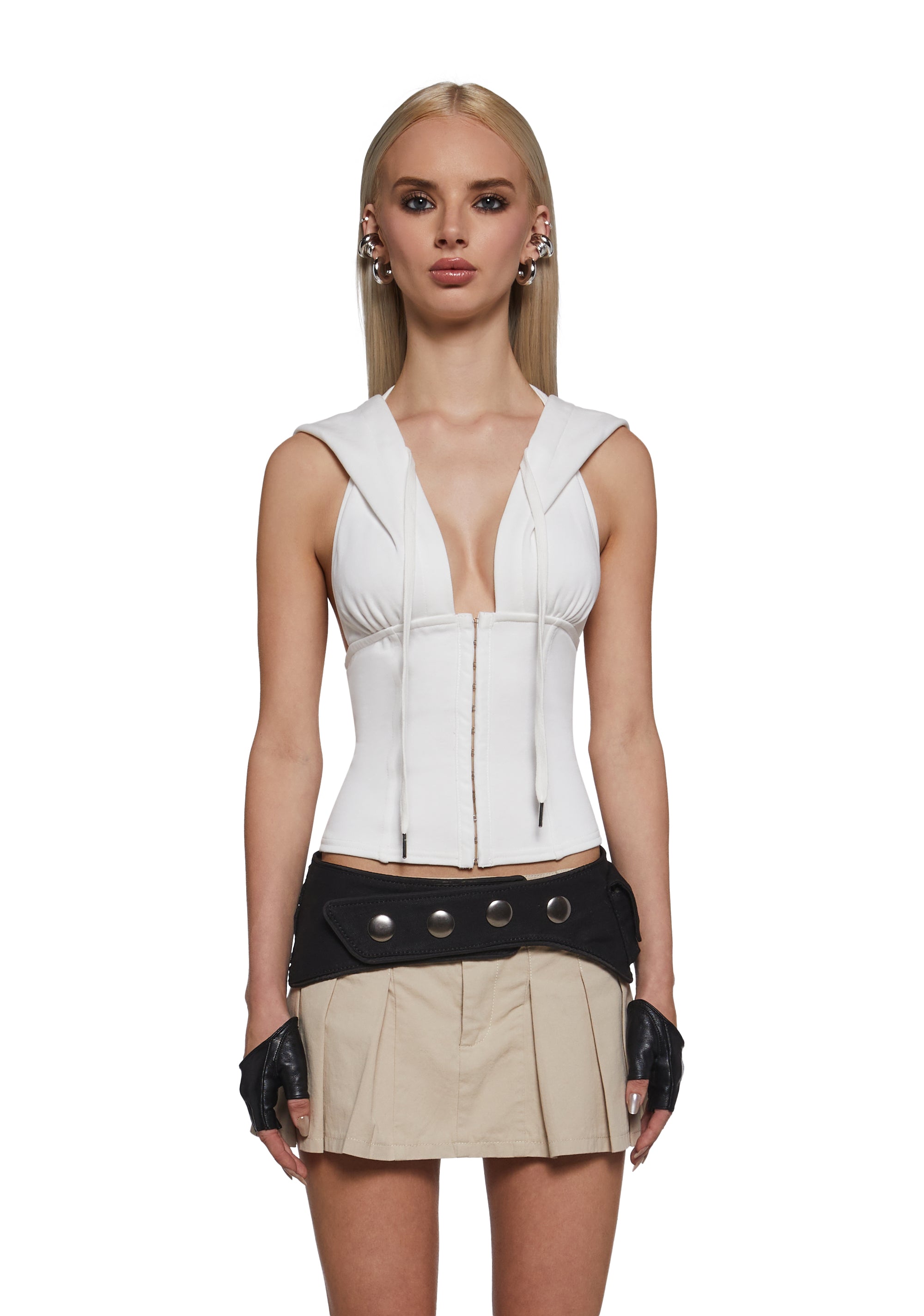 Evolution Hooded Halter Top
