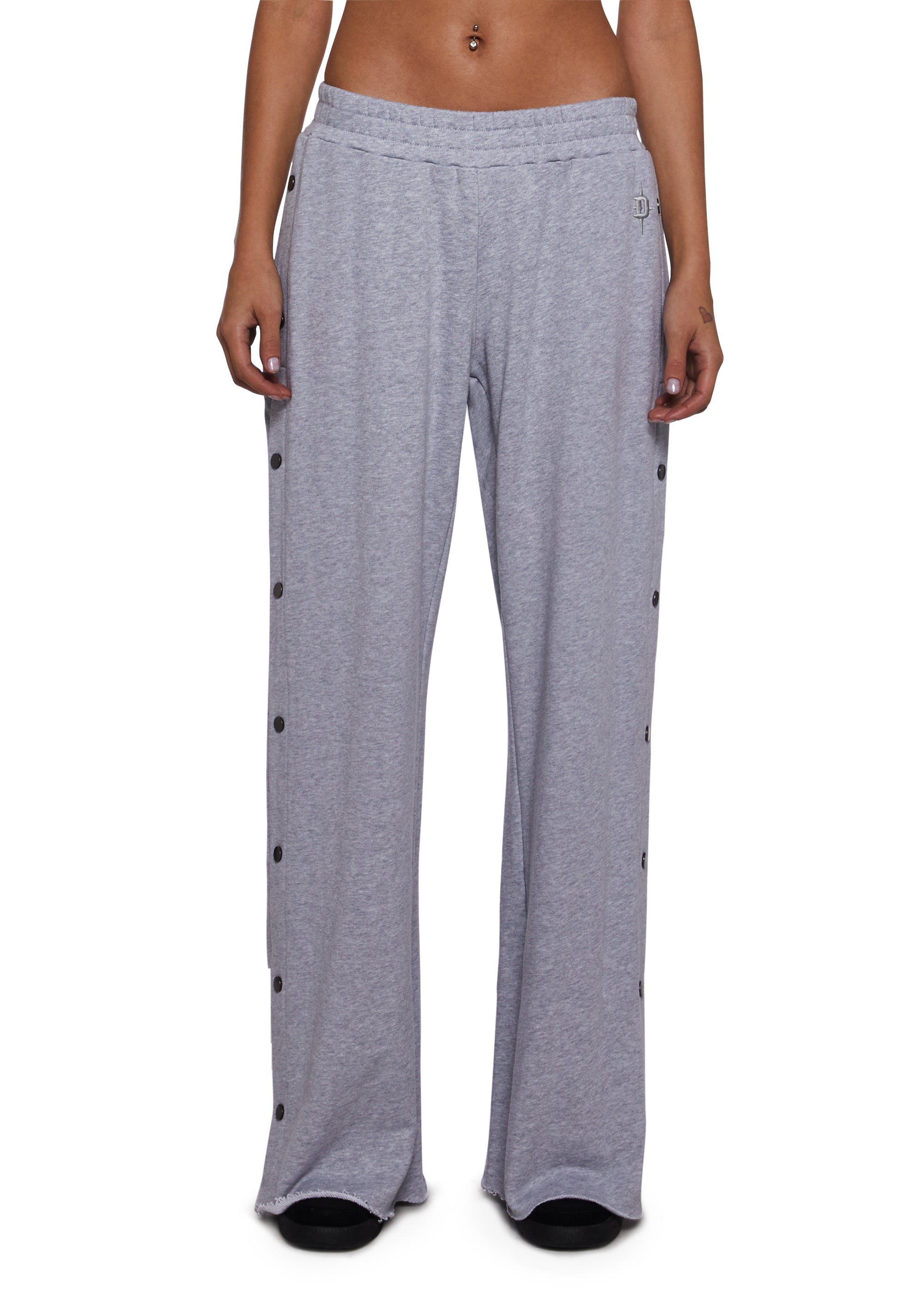 Ego Washed Boyfriend Sweatpants - Gray - Image 3