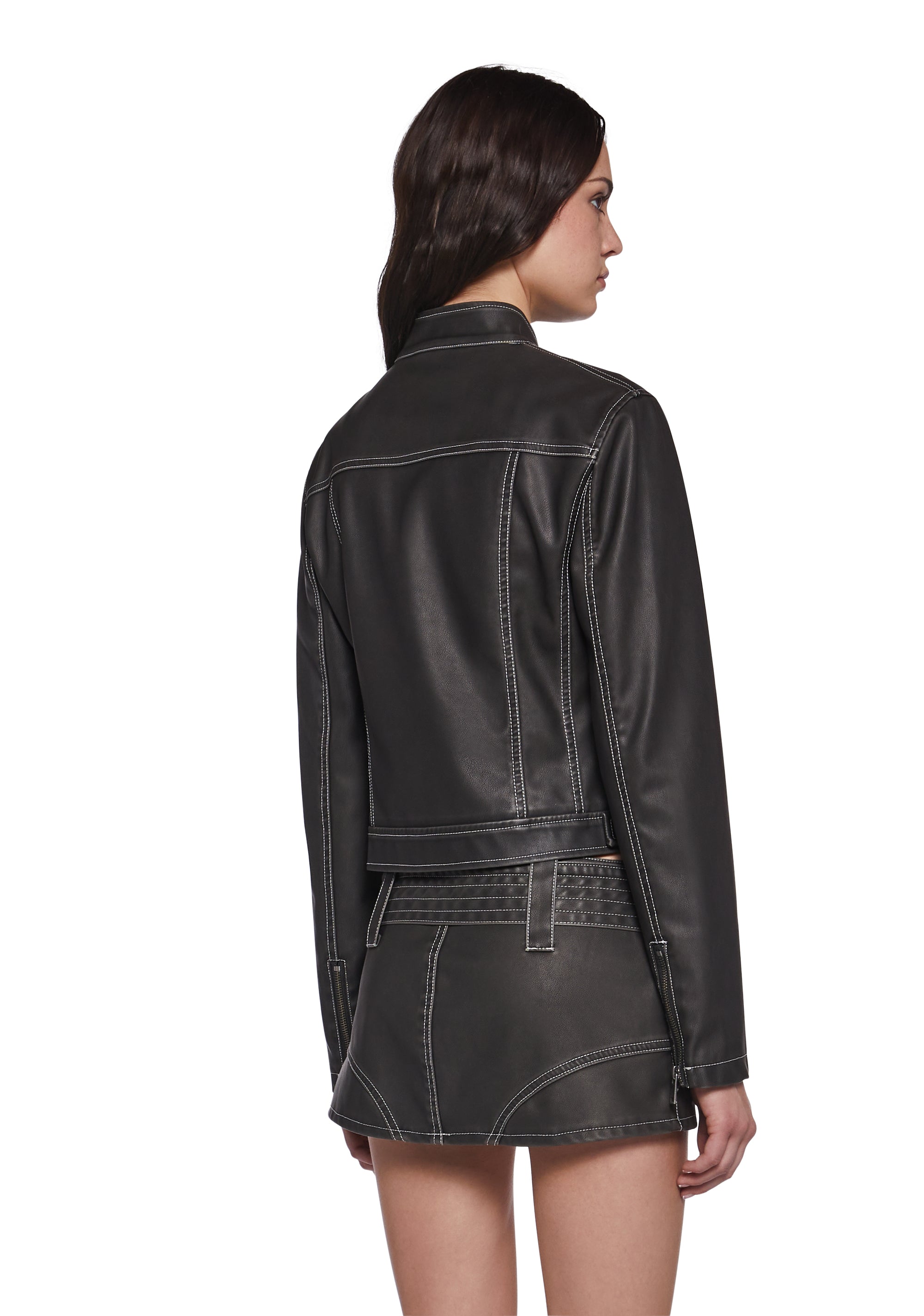 Norah Moto Jacket - Black - Image 4