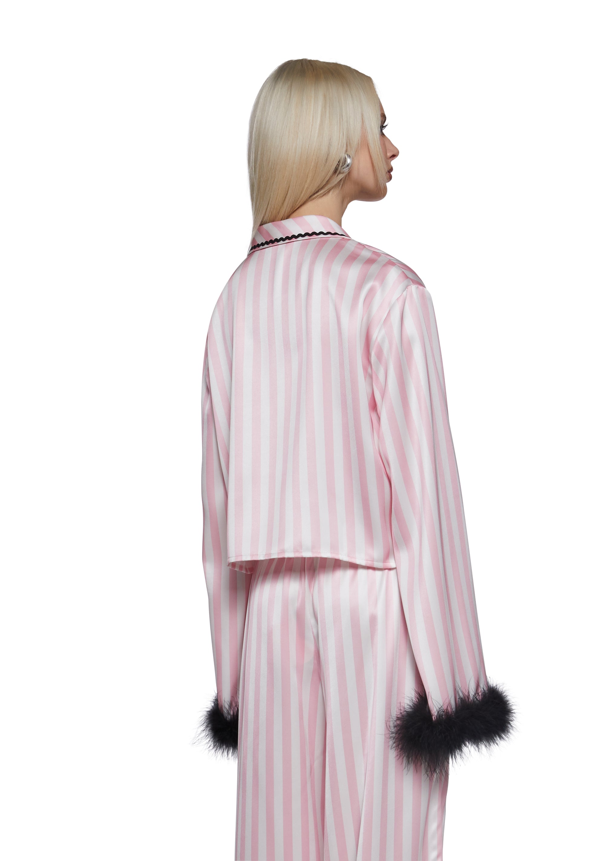 Retro Cutie Satin Sleep Shirt - Image 4