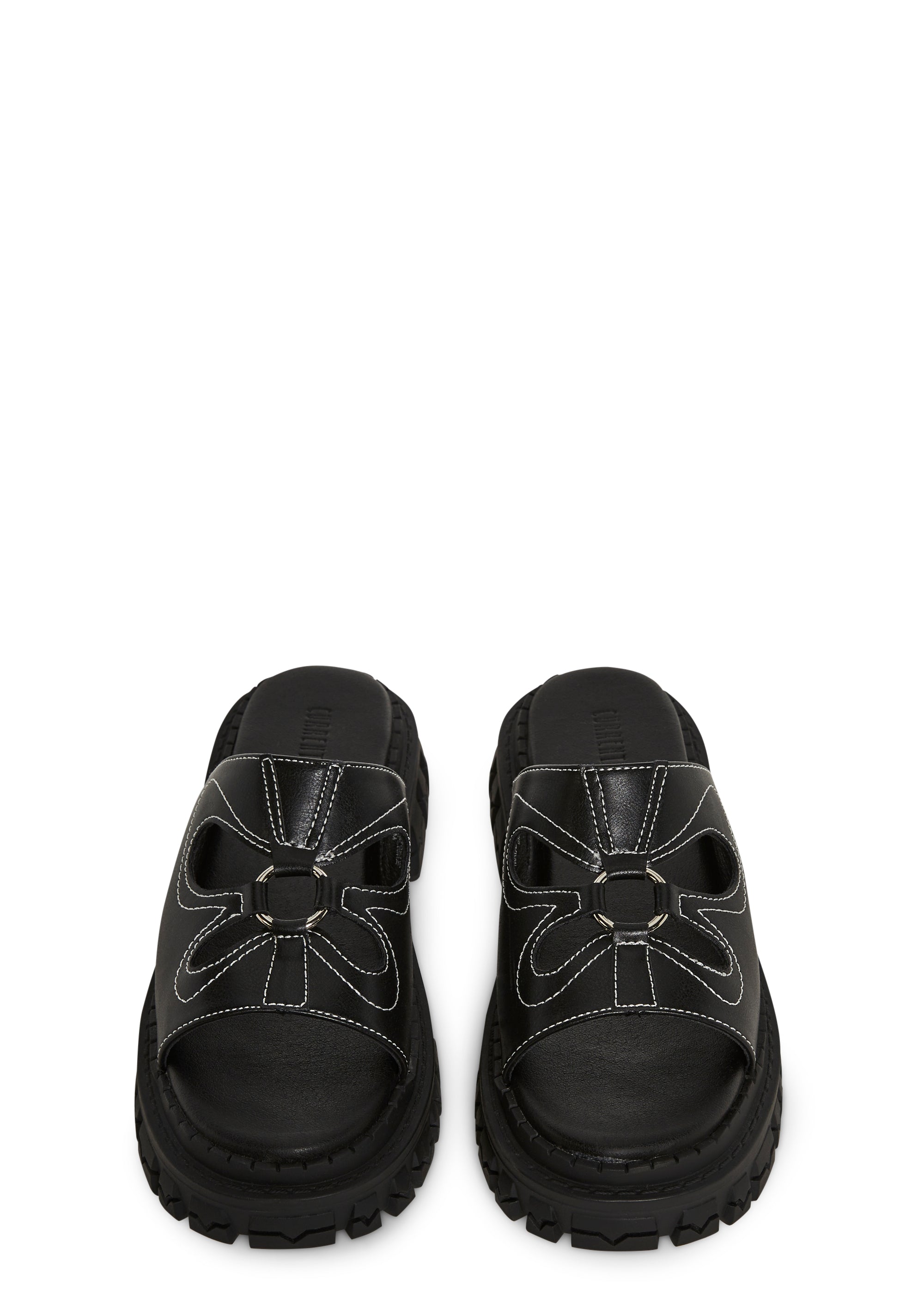 Feeling Good Platform Slides - Black - Image 3