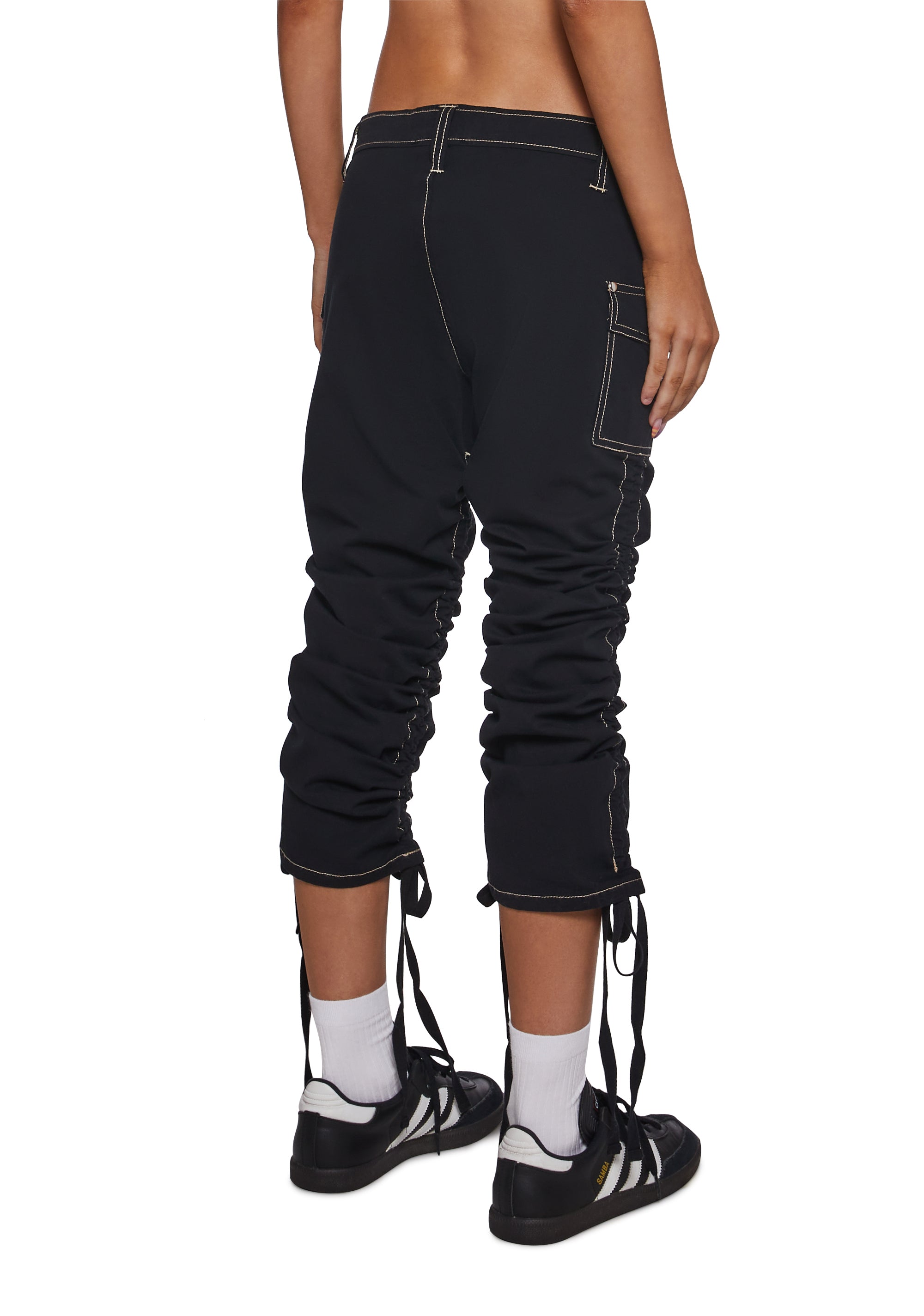 Texting Back Low Rise Pants - Image 4