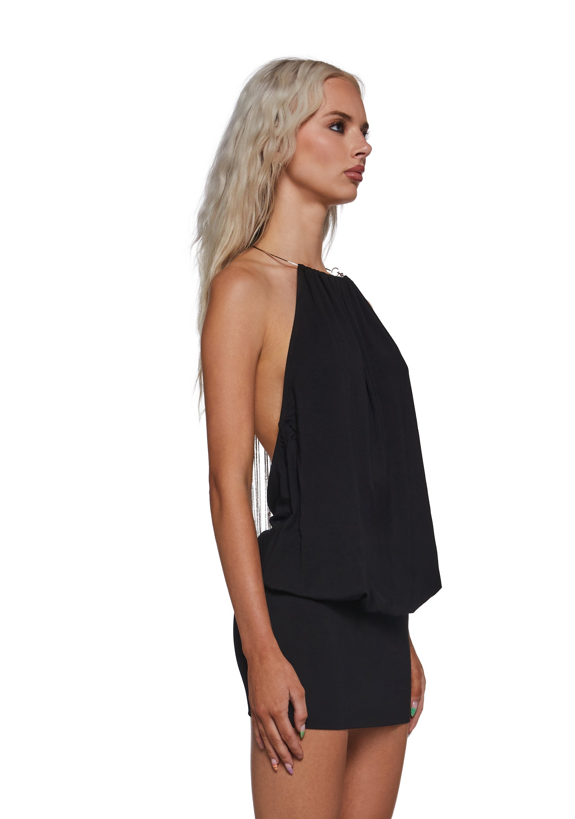 Dance Cascade Halter Dress - Image 6