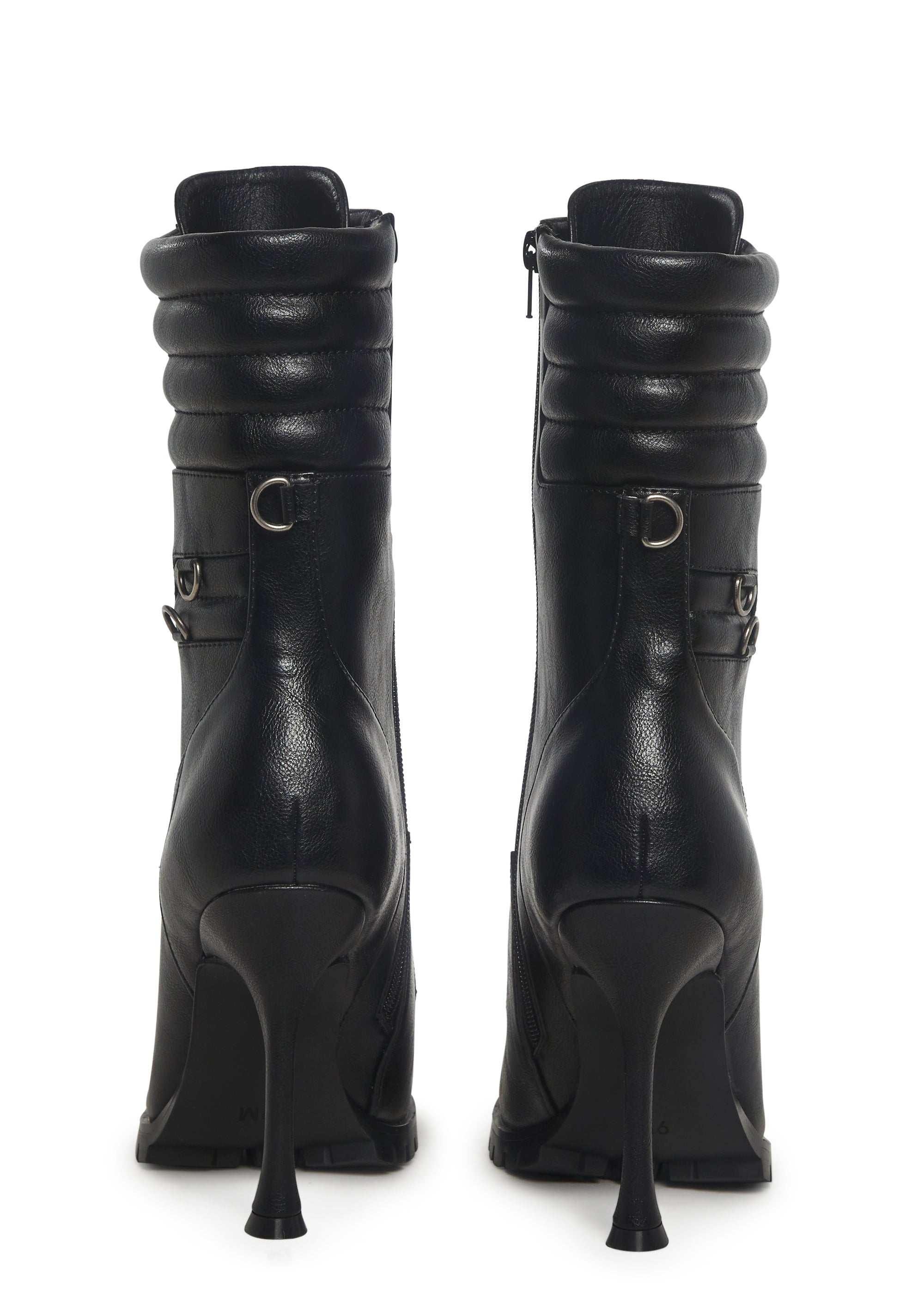 Future Frenemy Heeled Booties - Black - Image 4