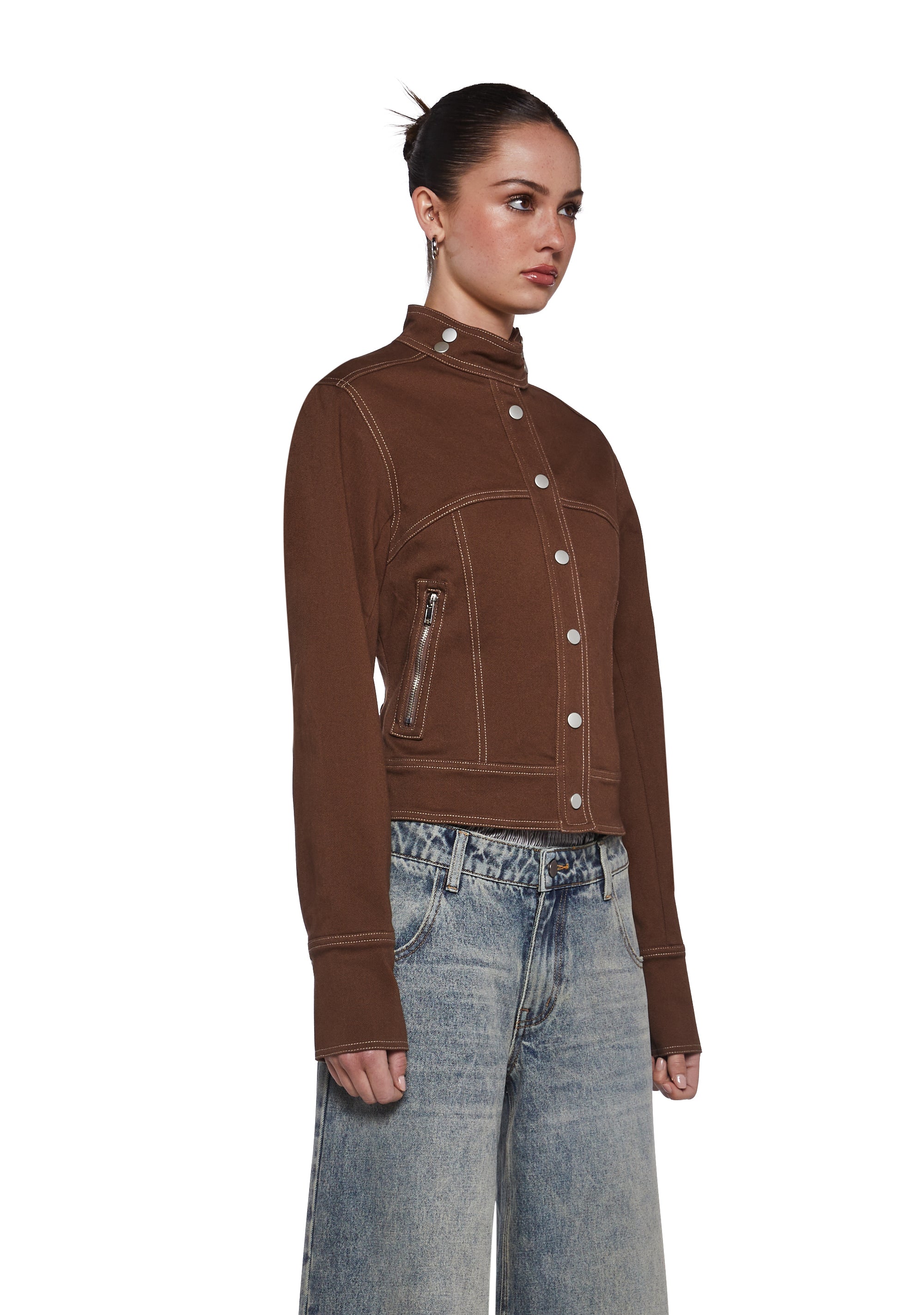 Turning Leaves Washed Poplin Jacket - Image 3